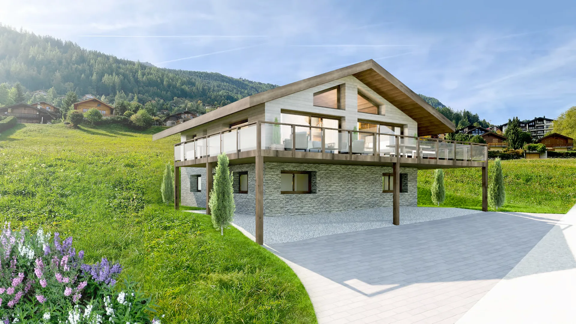 Réalisez vos rêves chalet à construire en résidence principale 6 pces demi
