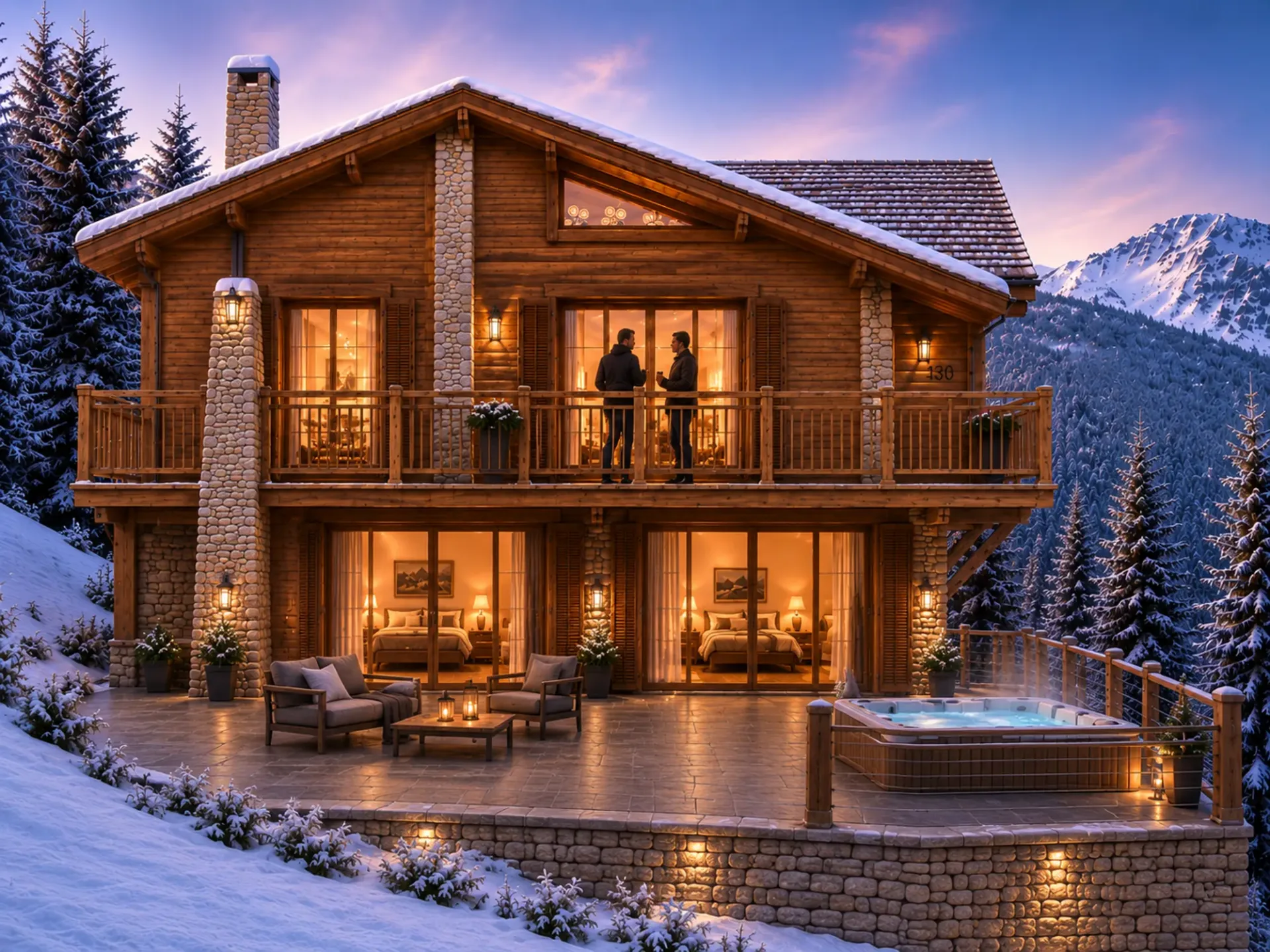 Chalet B EDELWEISS a Crans-Montana: 5,5 pezzi