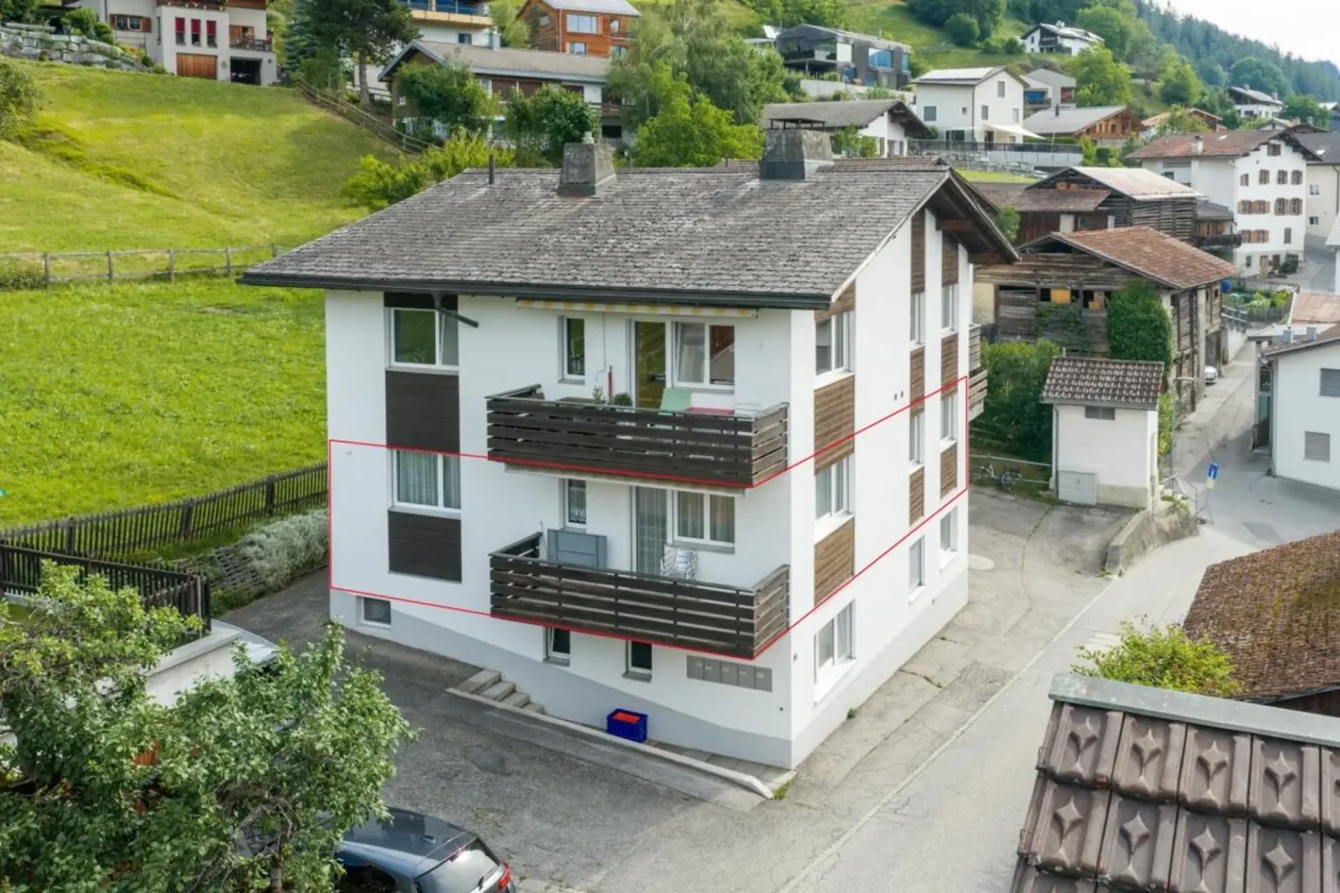 4 Zimmerwohnung in Trin Dorf zu verkaufen