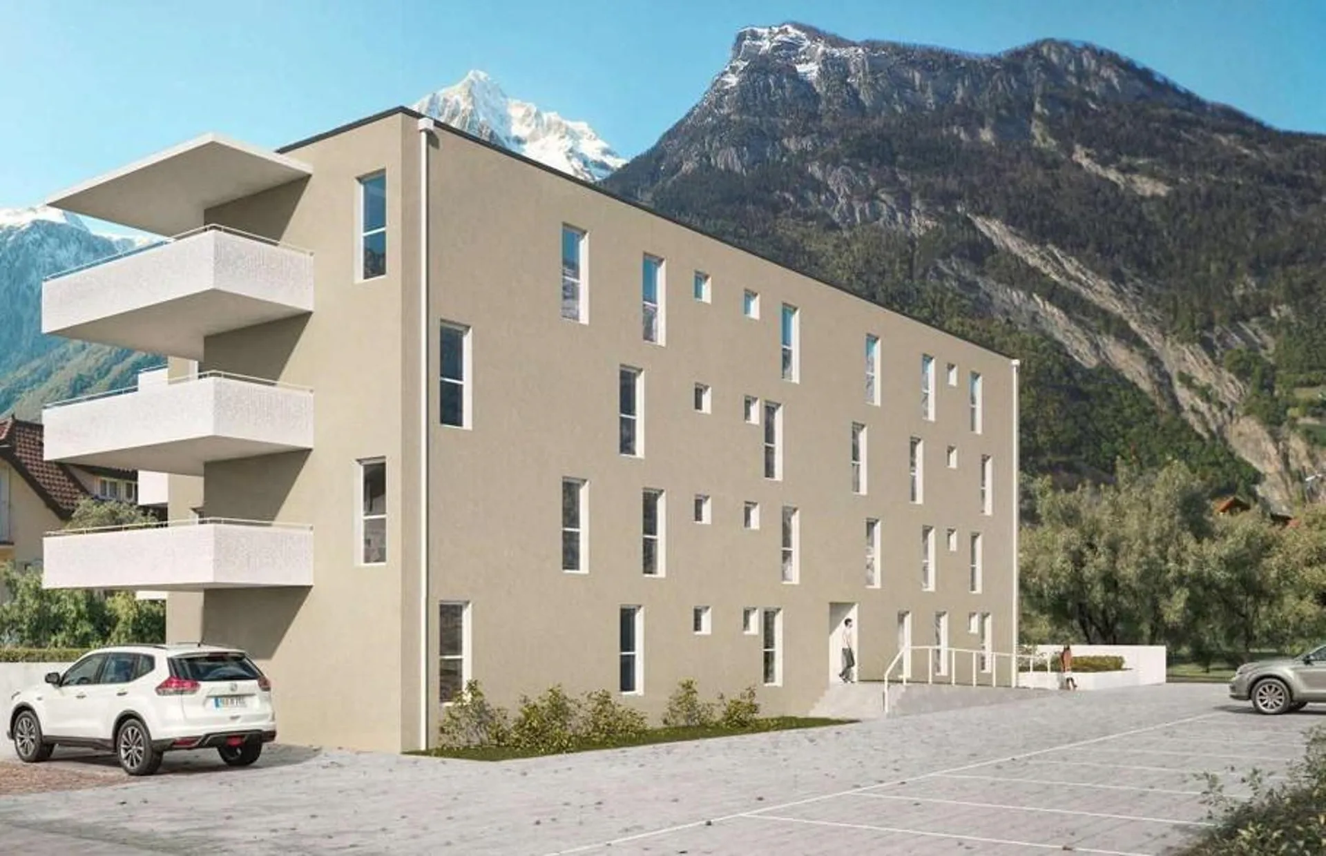 Erdgeschoss 3,5 Zimmer mit großer Terrasse