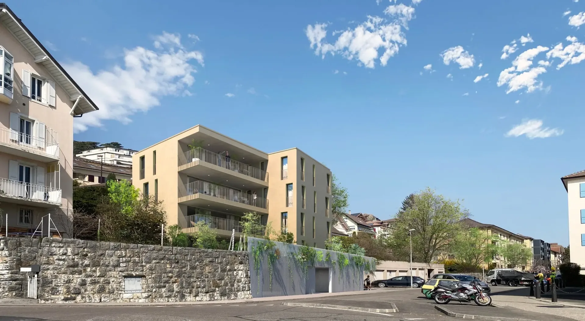 Appartamento con giardino nella città di Neuchâtel