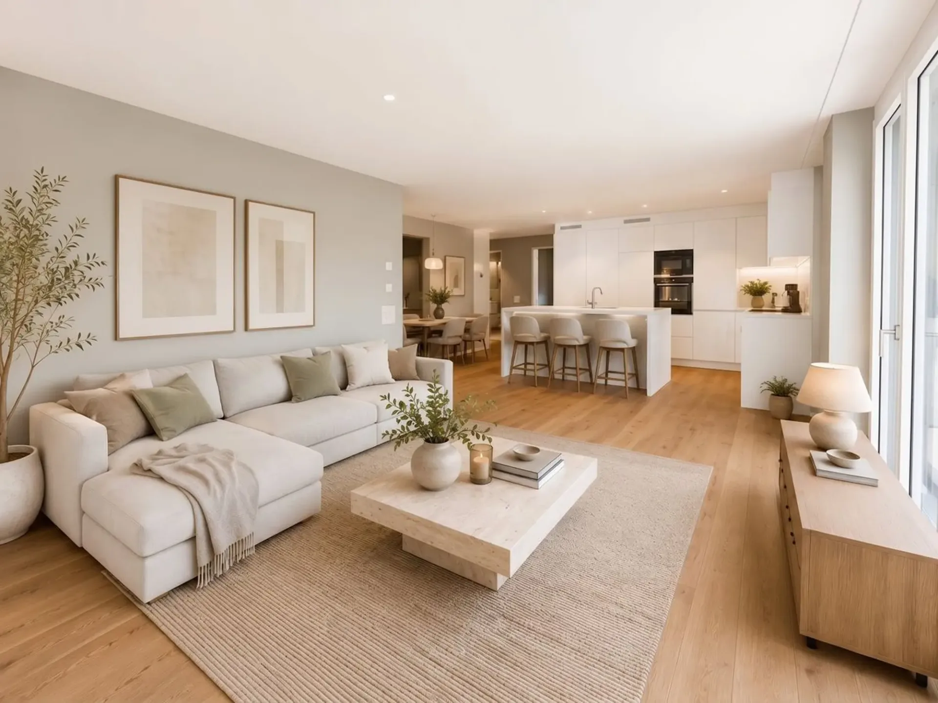 Traumhafte 3.5 Zimmer-Wohnung im ersten Stock mit Aussicht