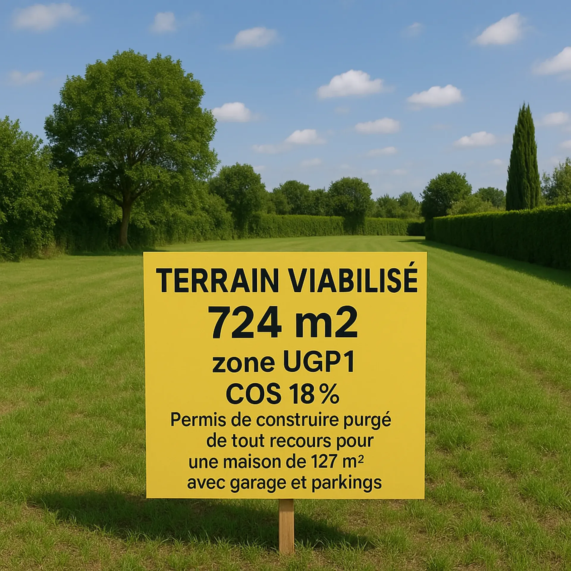 Baugrundstück 724m2 in ä Peron (Logras)