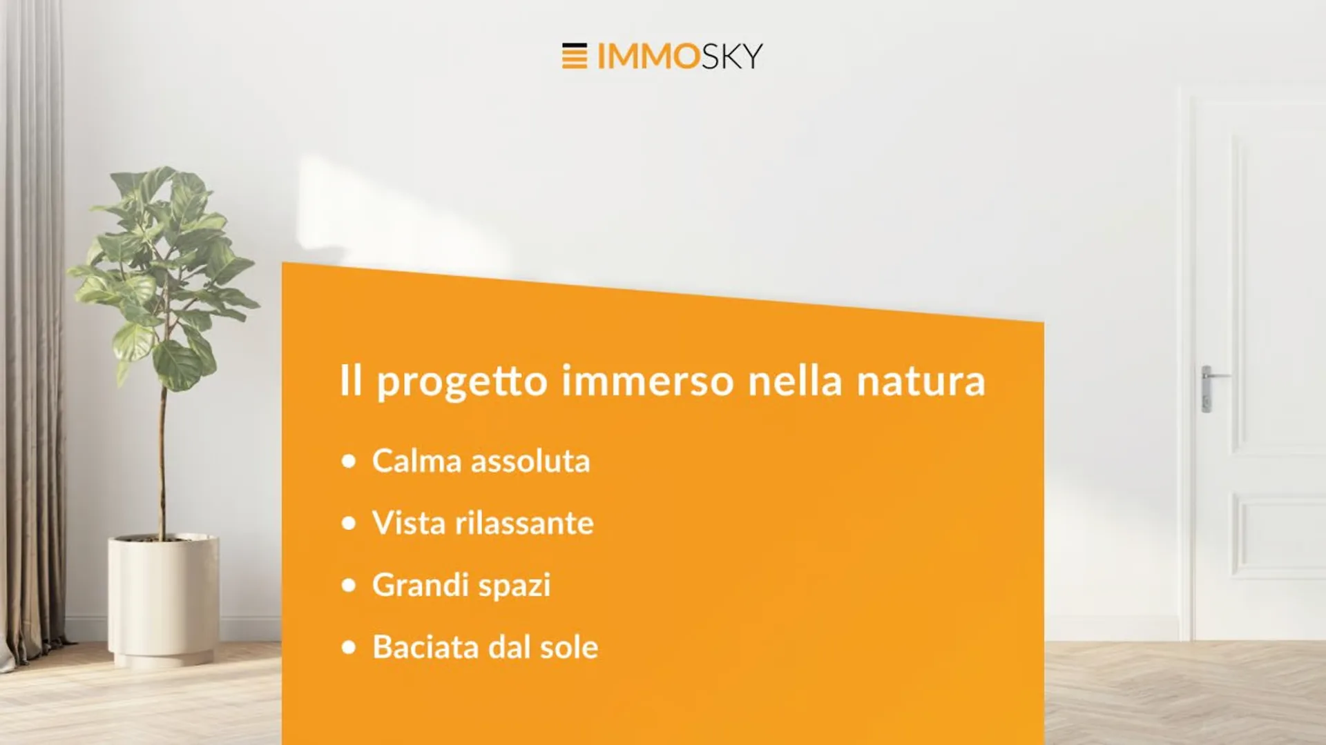 La casa di nucleo circondata dal verde
