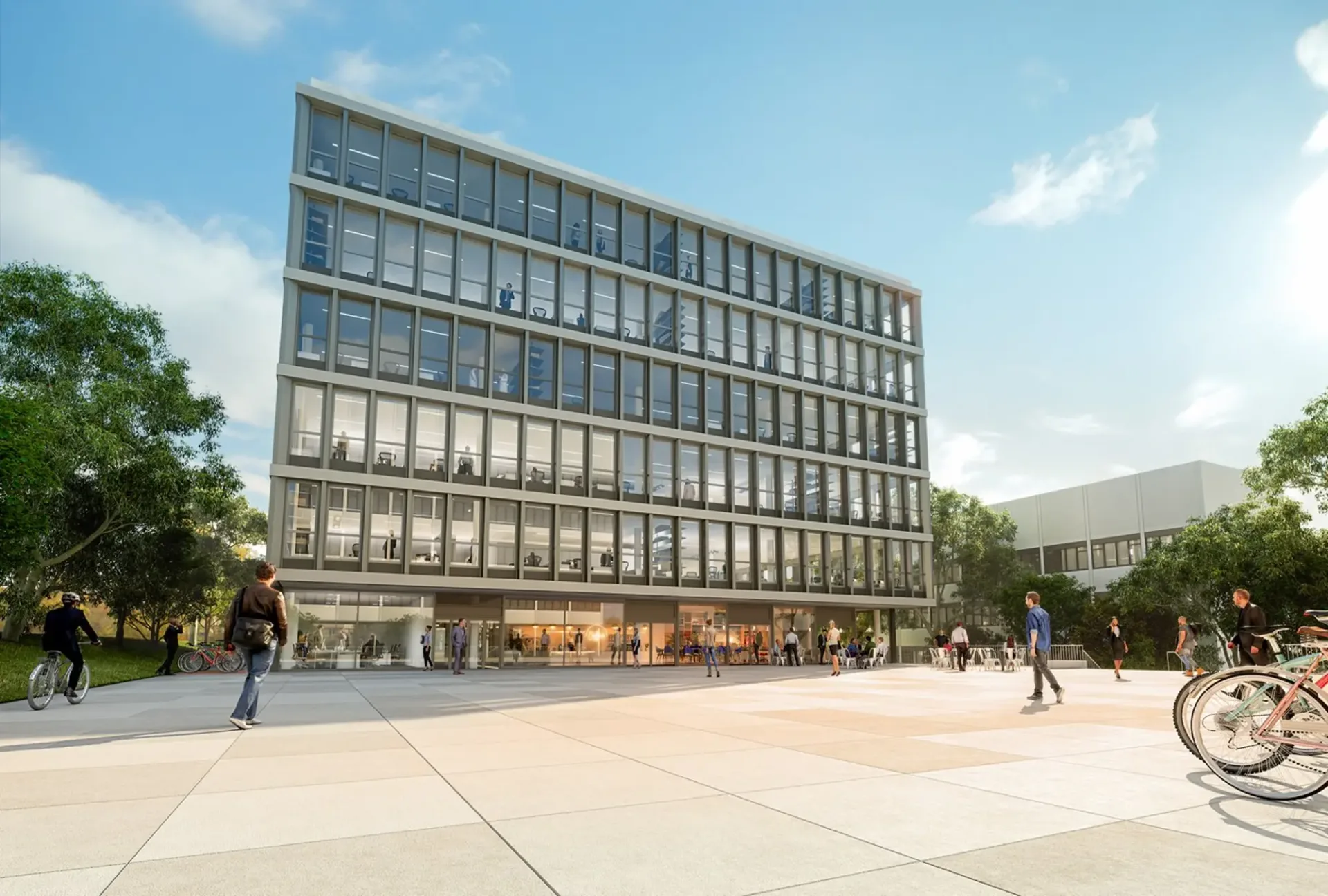 Flächen zwischen 130 und 1'590m2, komplett neu in Renens