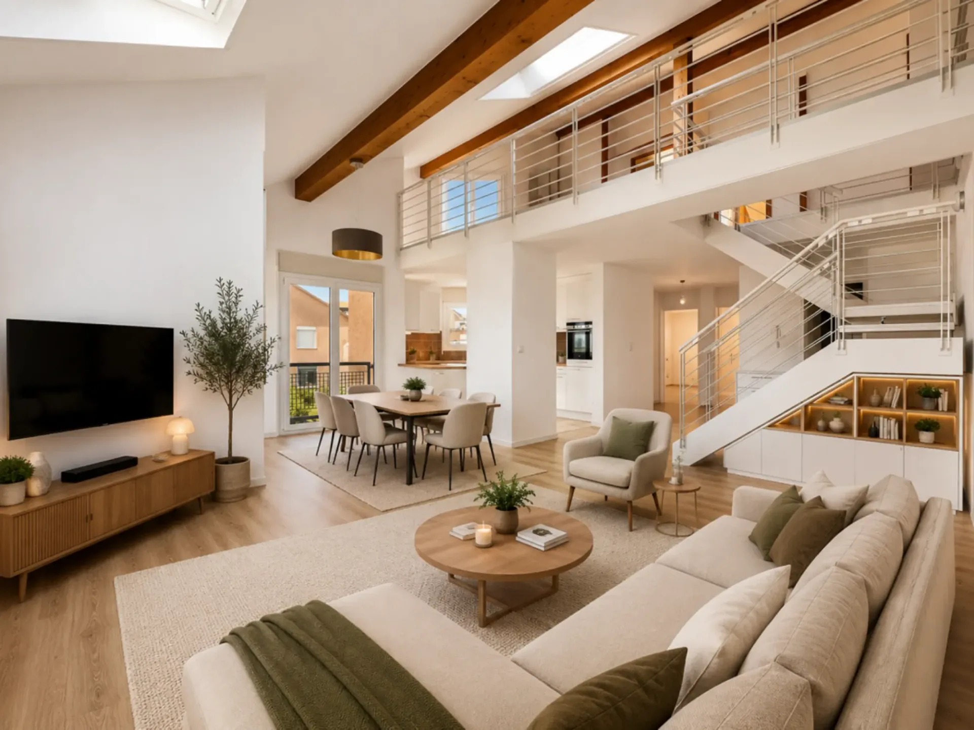 DUPLEX-Wohnung mit 6,5 Zimmern und 165 m2 mit Balkon