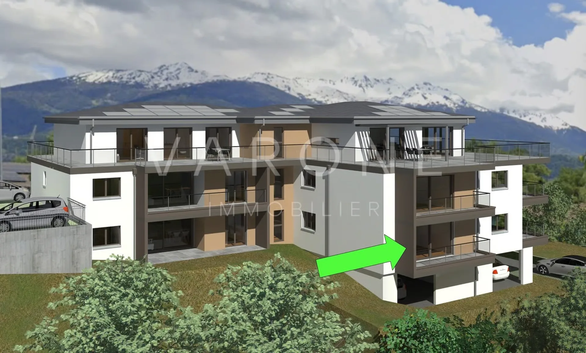 Neue Minergie-Residenz in Roumaz/Savièse
