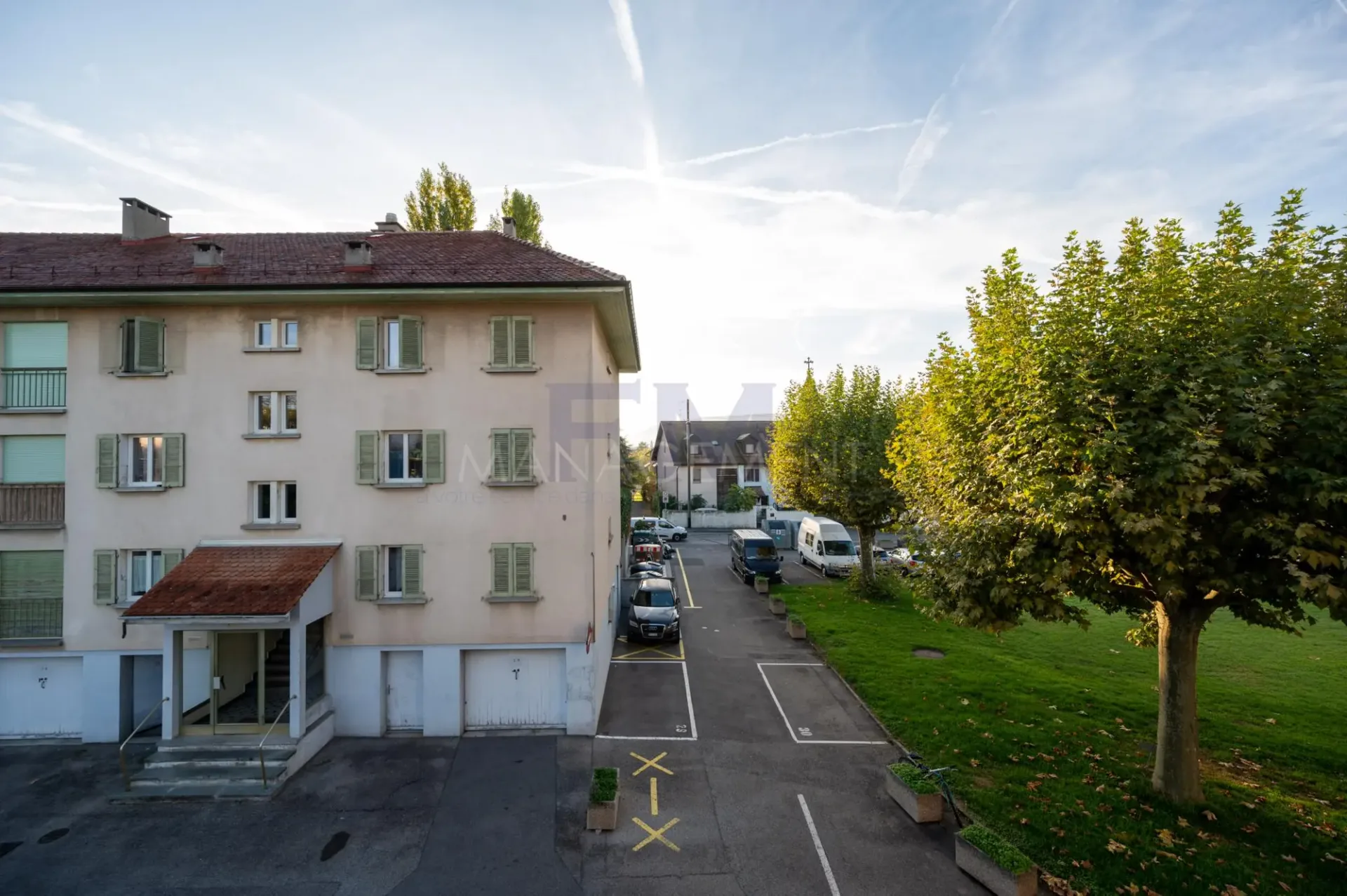 Meyrin - Rue Virginio-Malnati - 4-Zimmer-Wohnung im 1. Stock