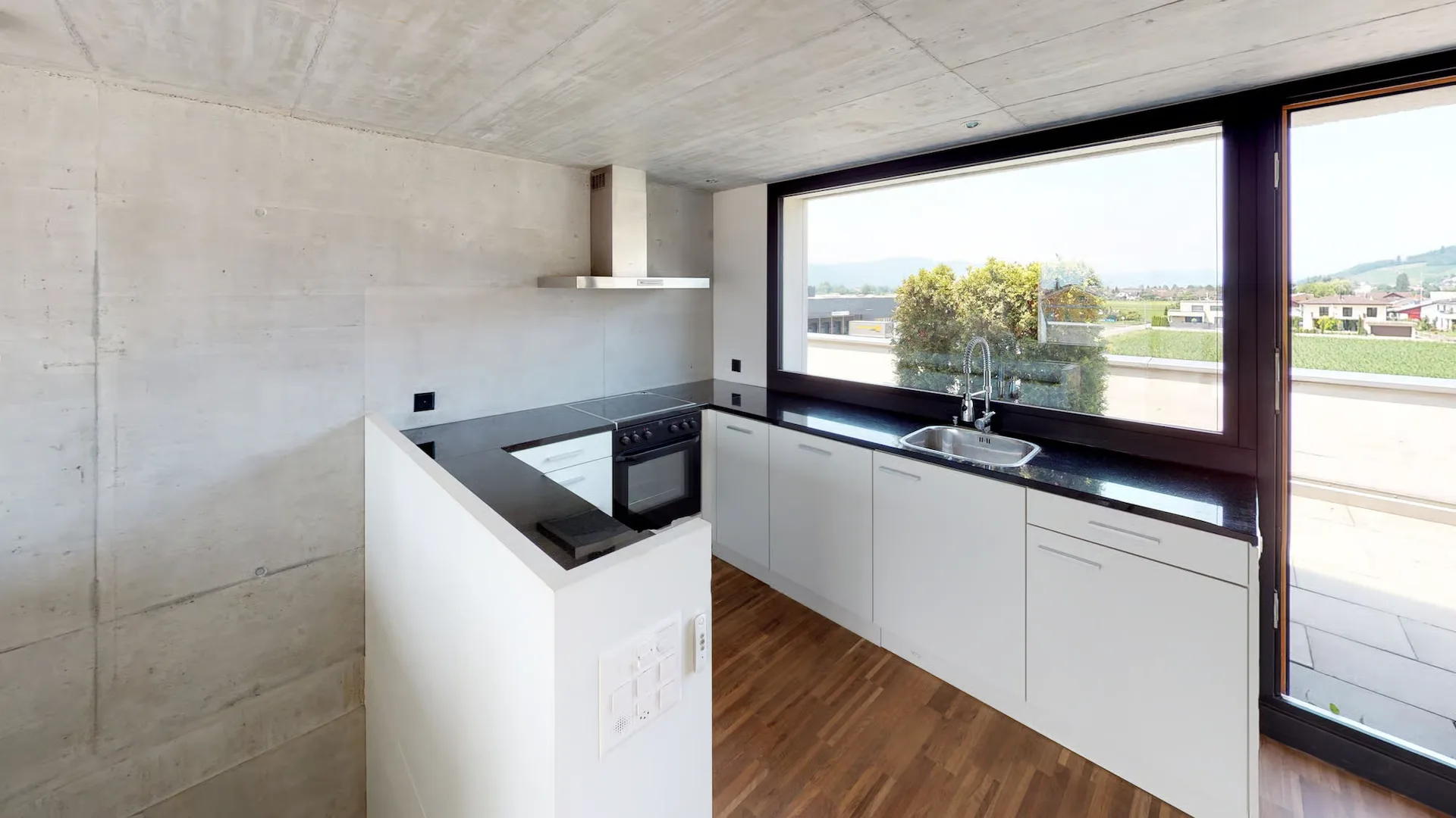 Modern 3.5 room attic apartment in Rebstein