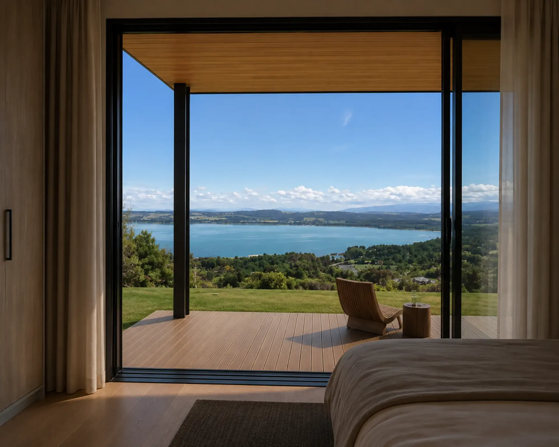Projet de villa jumelée de 5,5 pièces avec trois terrasses et vue panoramique sur le lac