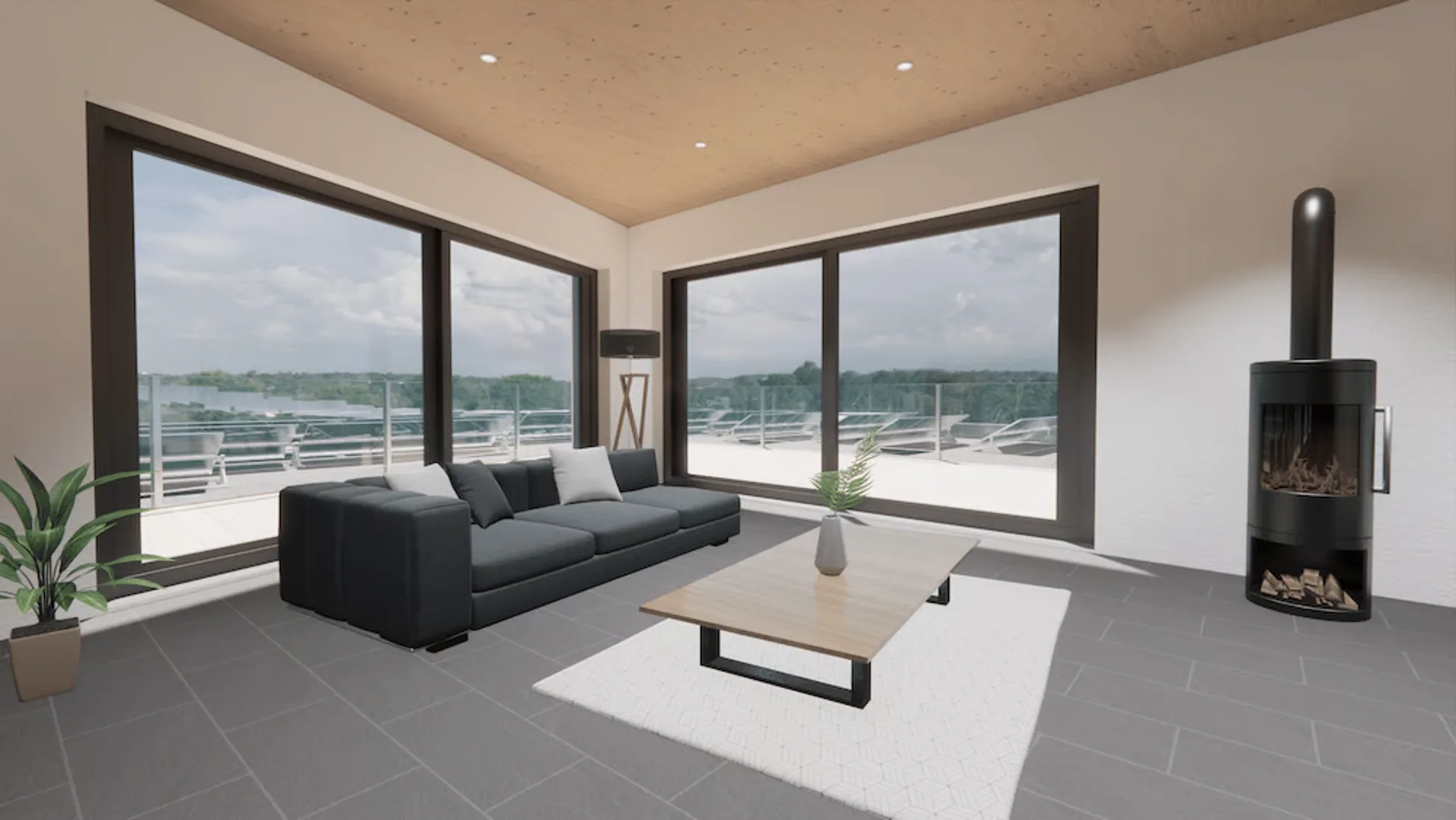 Appartement 4.5 pièces en attique de 125 m² avec terrasse