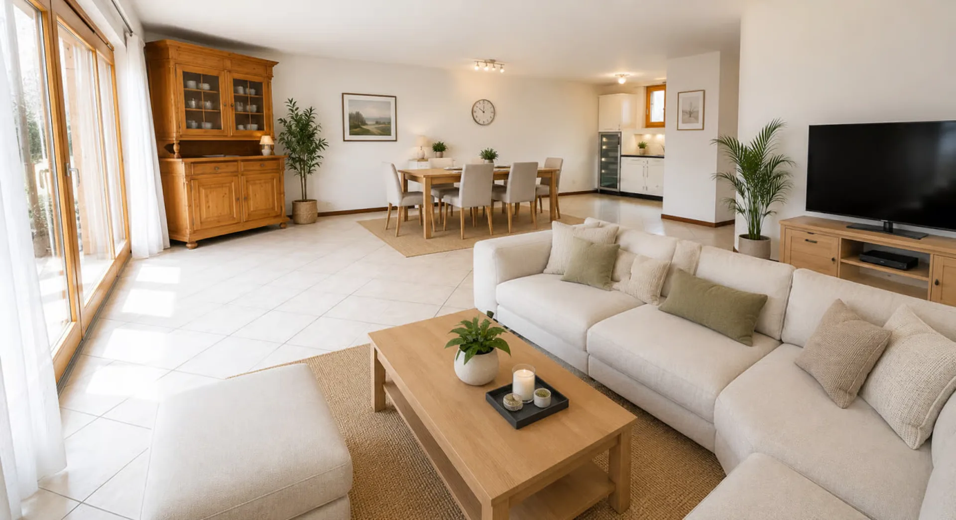 Zu vermieten - Superbe Familienhaus mit 6.5 Zimmern und Terrasse im Herzen von Lens