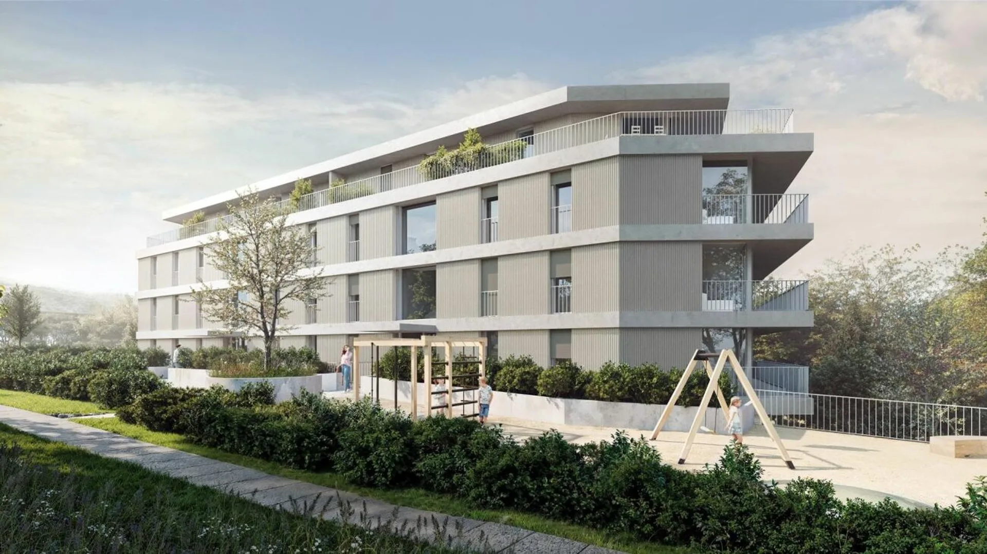 Moderne 4.5-Zimmer-Wohnung im 2. Stock mit geräumigem Balkon