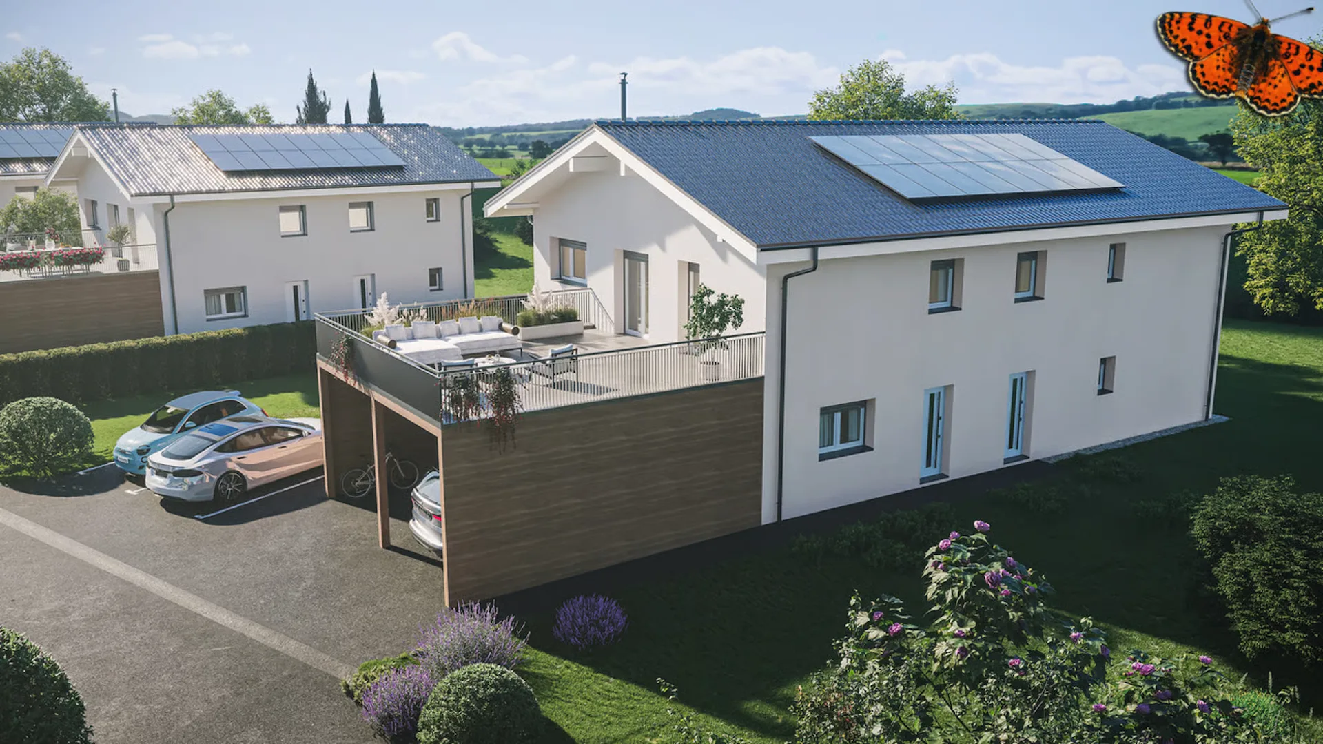 Der Geist einer Villa, die Vorteile einer Wohnung!