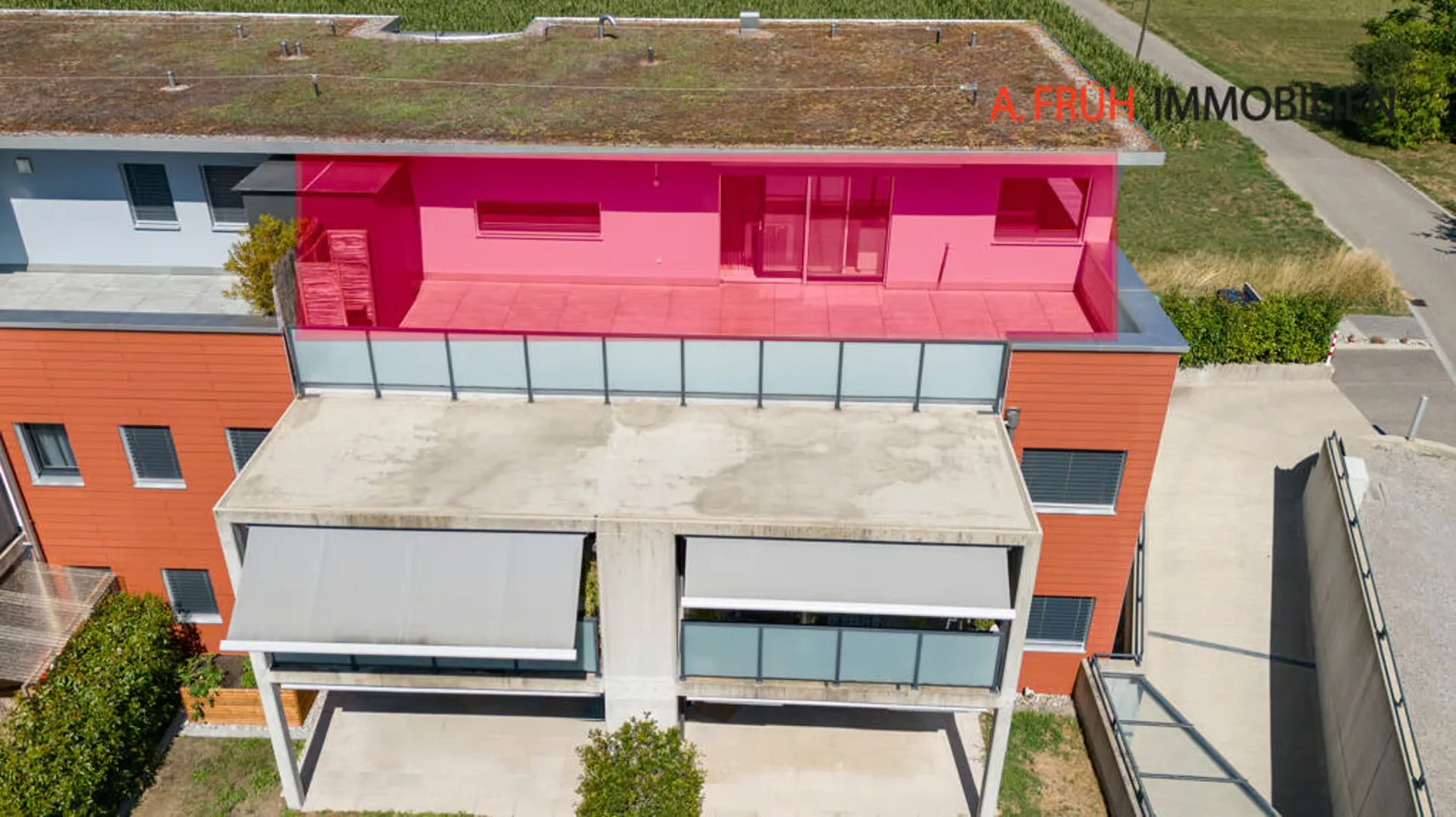 Ganz oben ists am schönsten: Attika mit Westterrasse