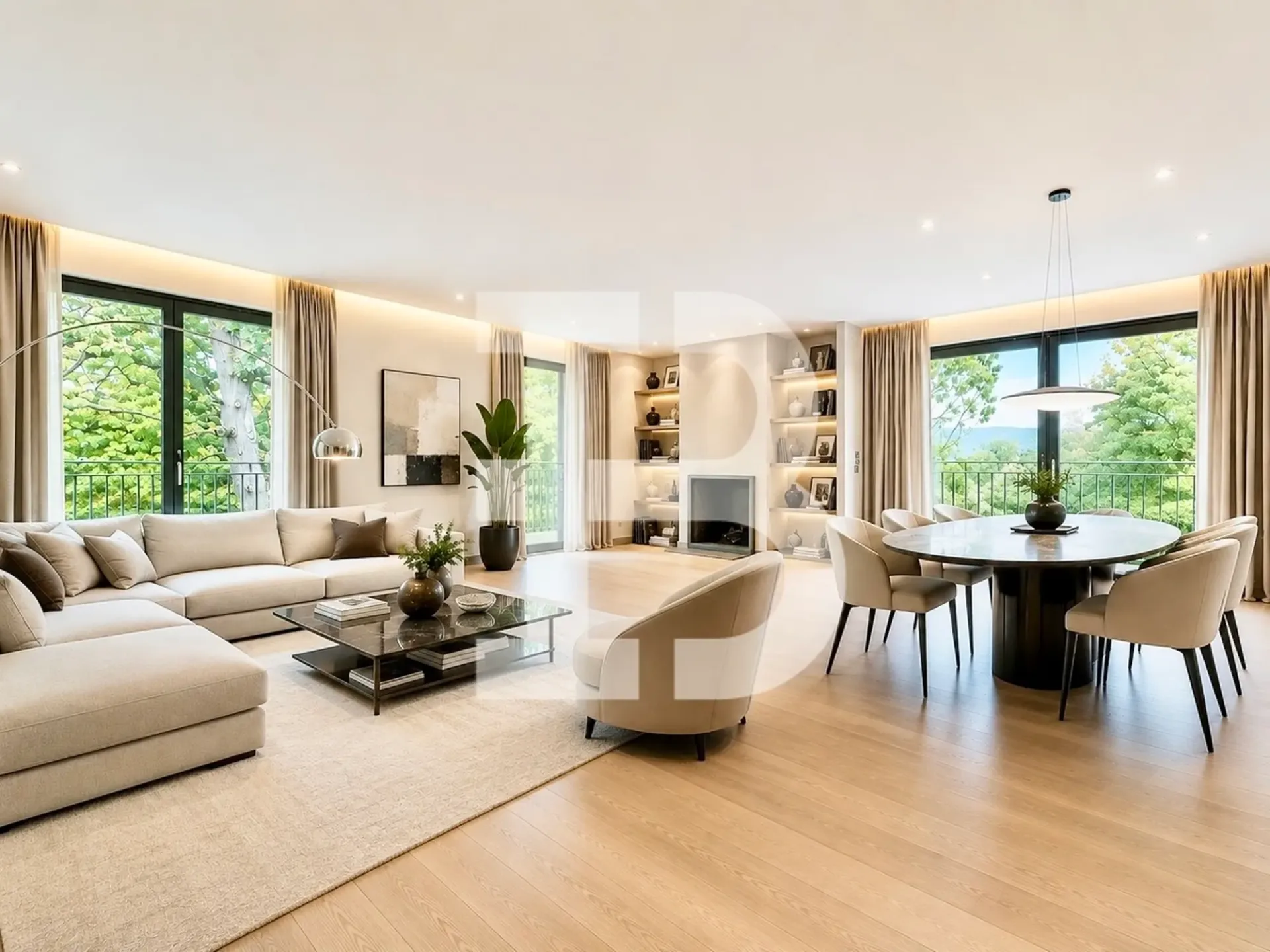 Magnifique attique en pignon avec deux chambres