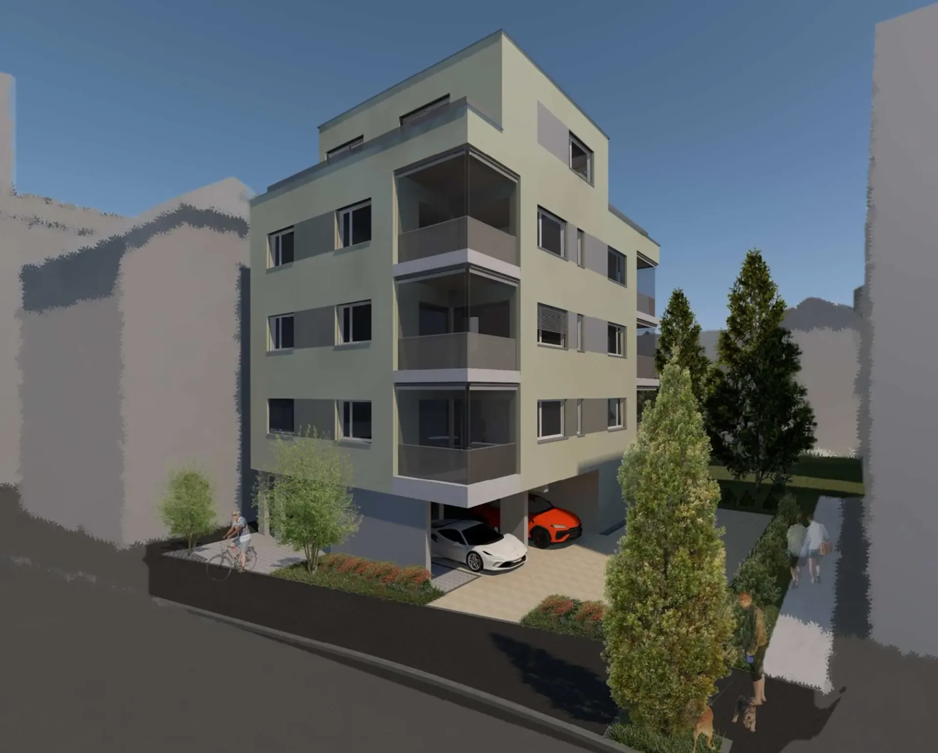 Mehr-Zimmerwohnung im Madretschquartier