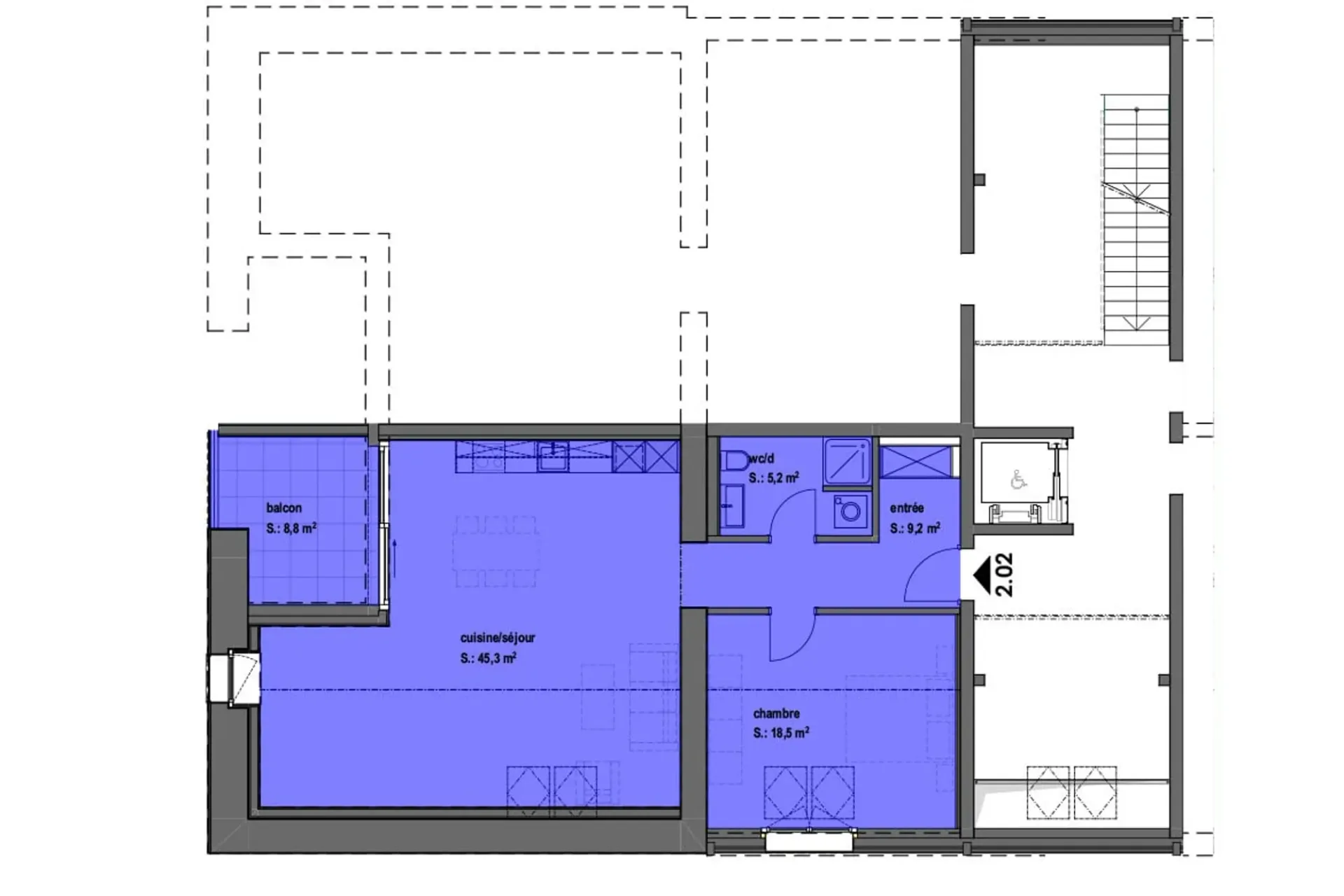 Schönes neues Apartment