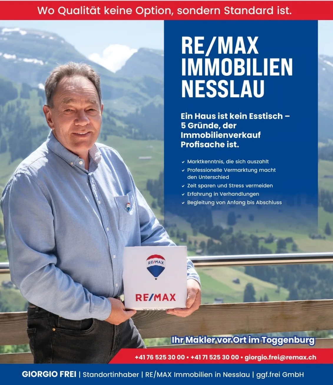 RE/MAX Immobilien in Nesslau