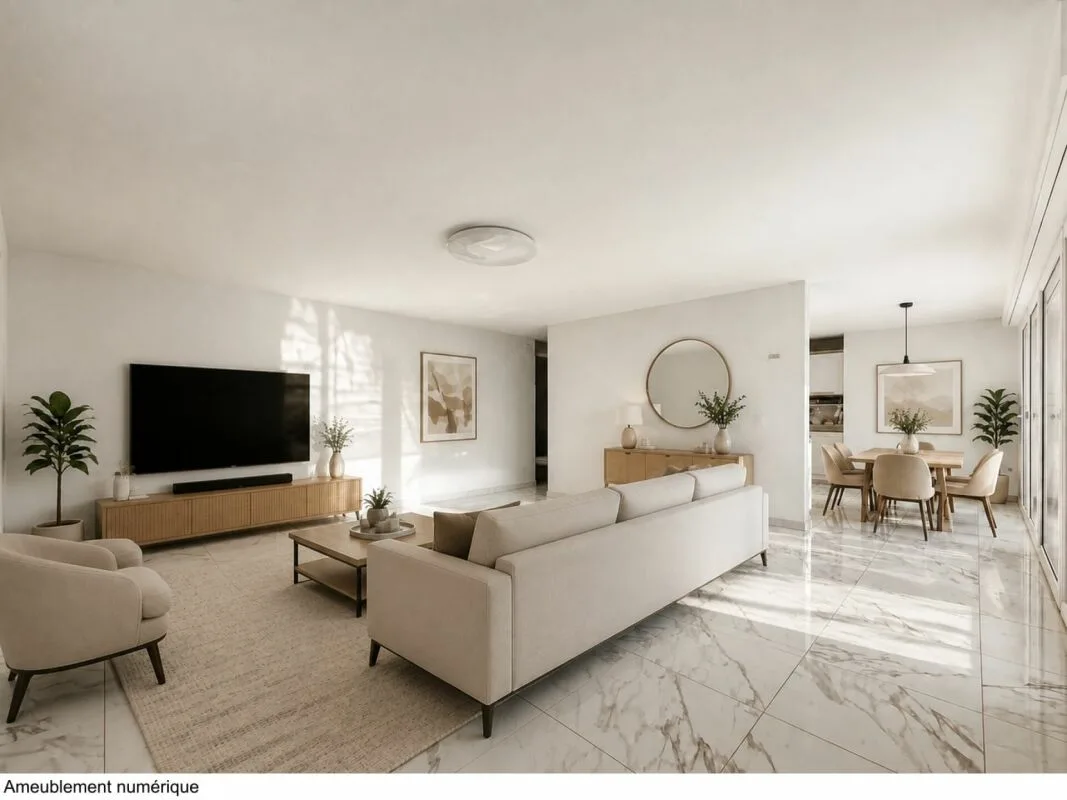 Apartment with 3.5 rooms and 97 m2 with terrace and 2 parking spaces