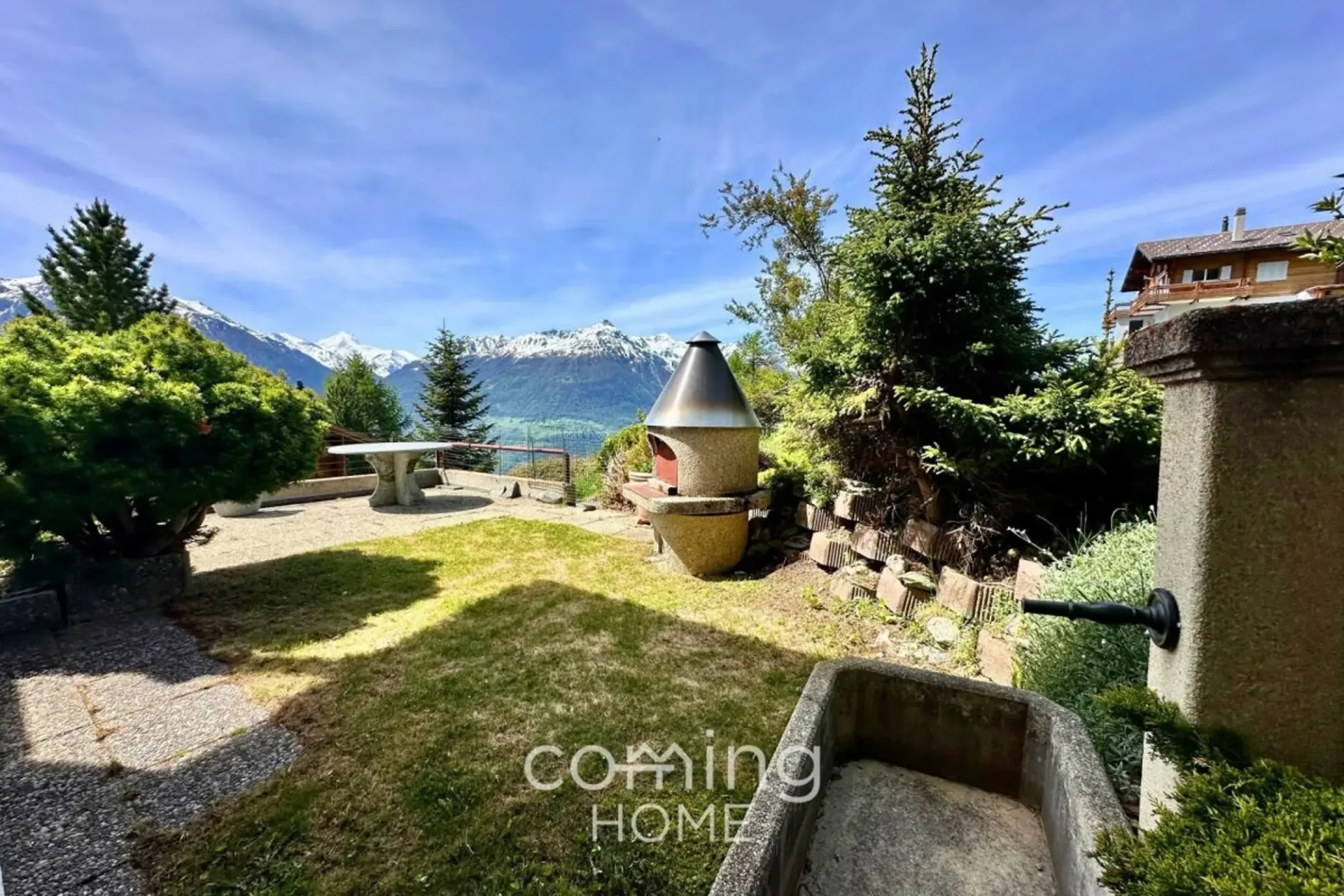 Heimelige 3.5 Zimmer Gartenwohnung in Engersch mit Panoramasicht