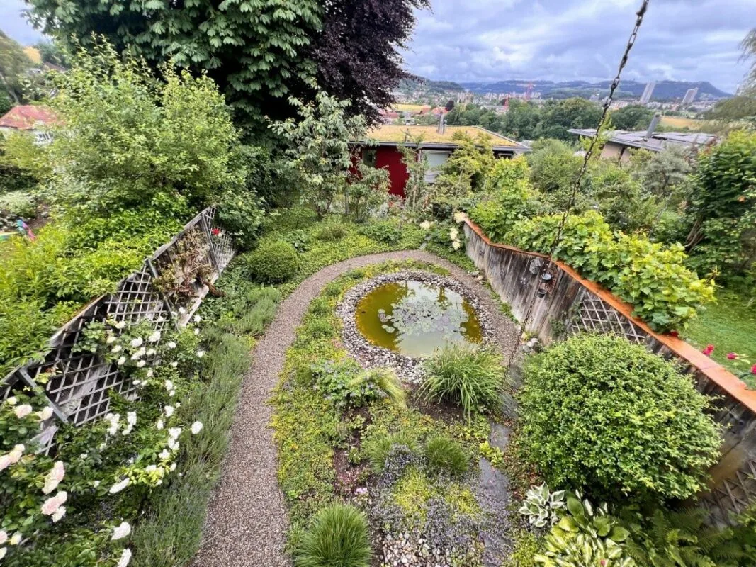 House with garden and view of the city Ostermundigen/Bern