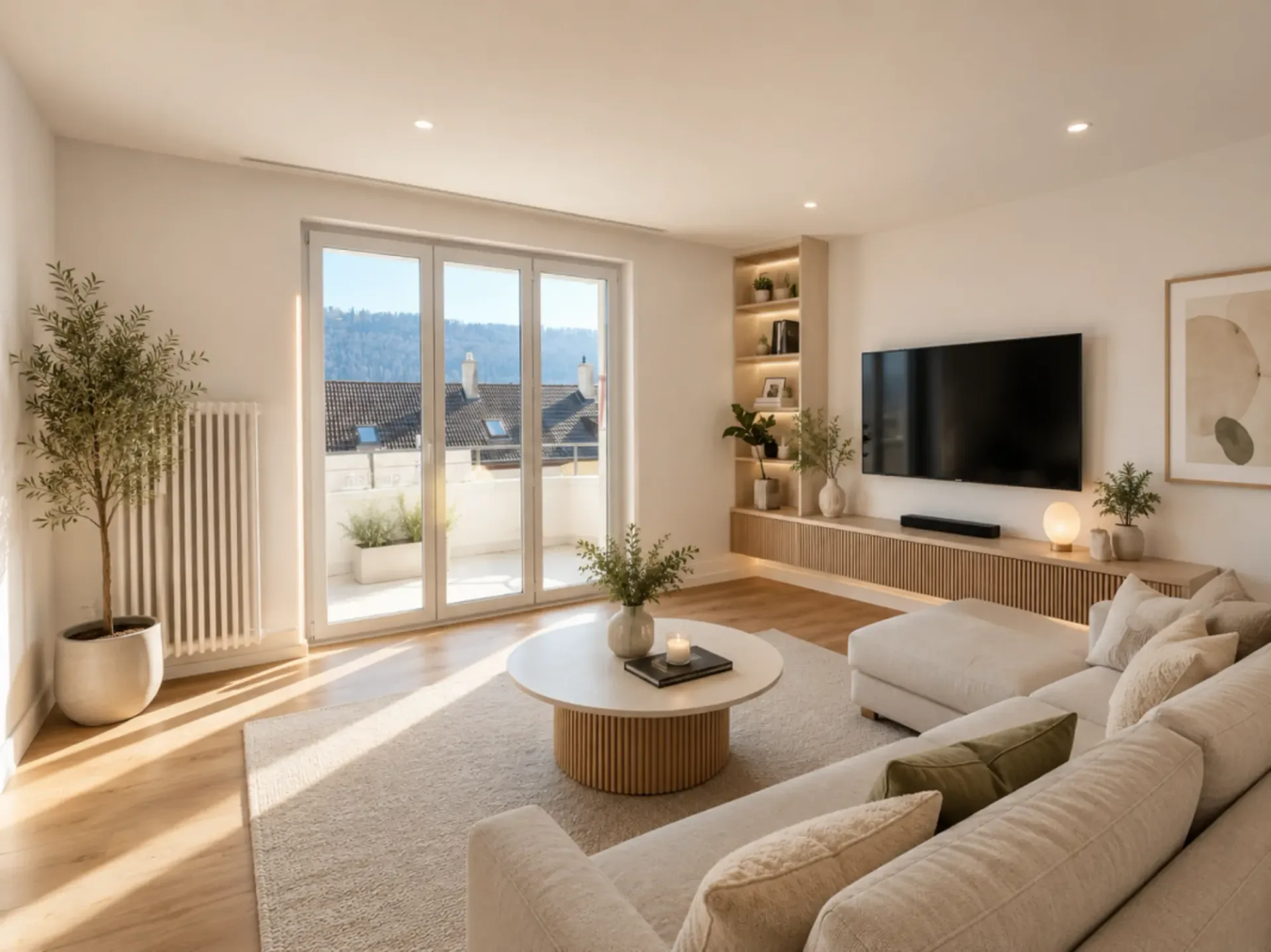 St-Imier, superb 3.5-room apartment on the 2nd floor with balcony