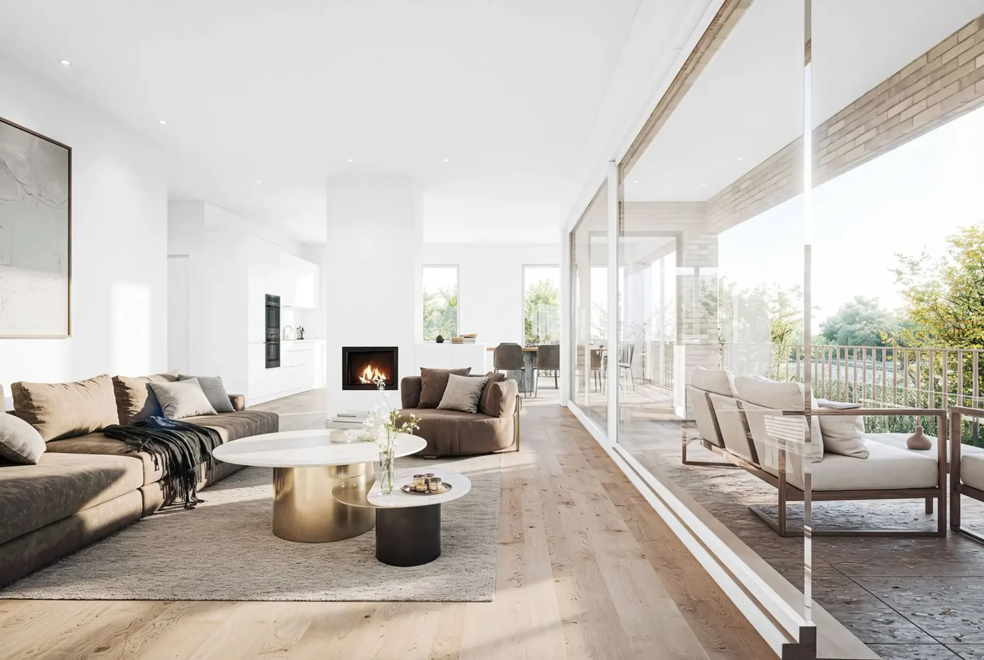 Exklusive 4.5-Zimmer-Attikawohnung mit 149 m² in Erlach