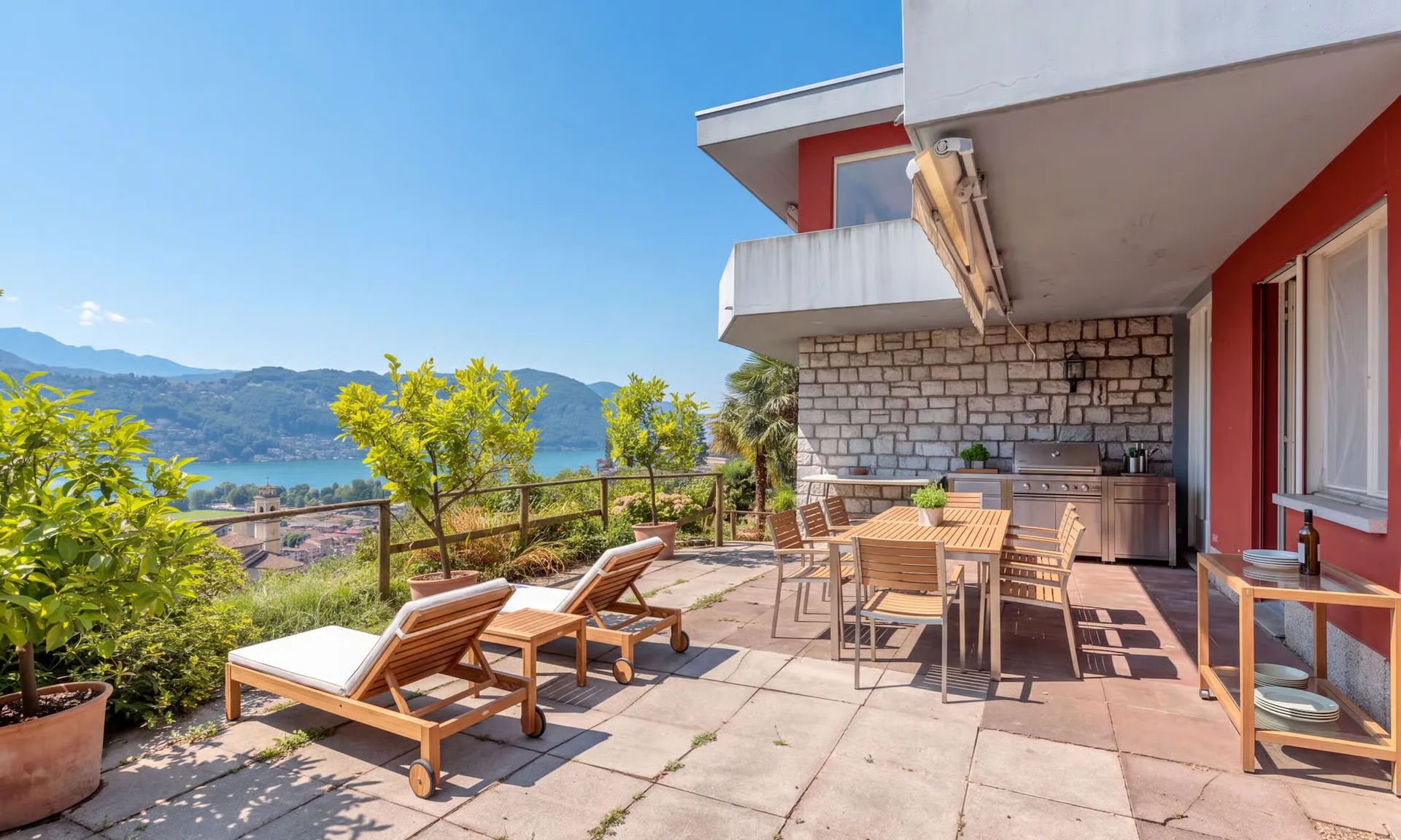 VILLA 6.5 LOCALI À RÉNOVER AVEC VUE SUR LE LAC À AGNO