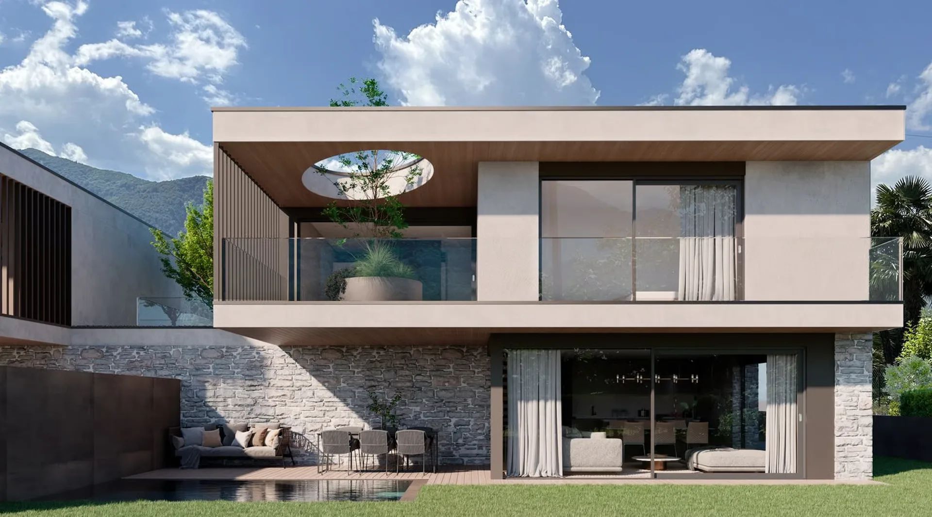 LOSONE - Modernes Einfamilienhaus mit zeitgemässem Design