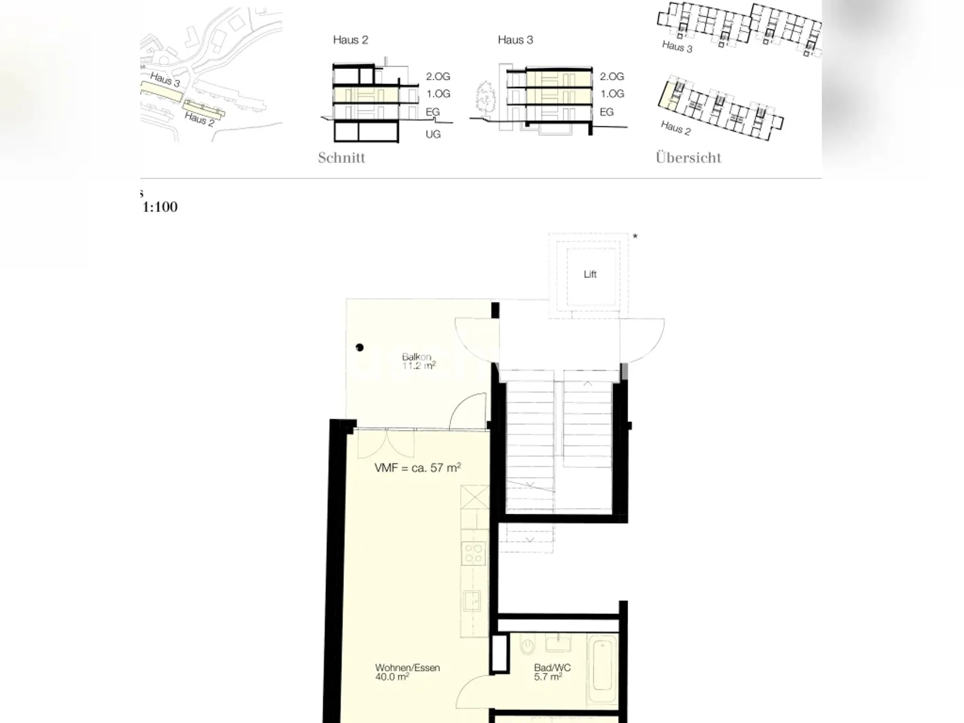 Tausche 2.5-Zimmer-Flat in Winterthur, Dättnau