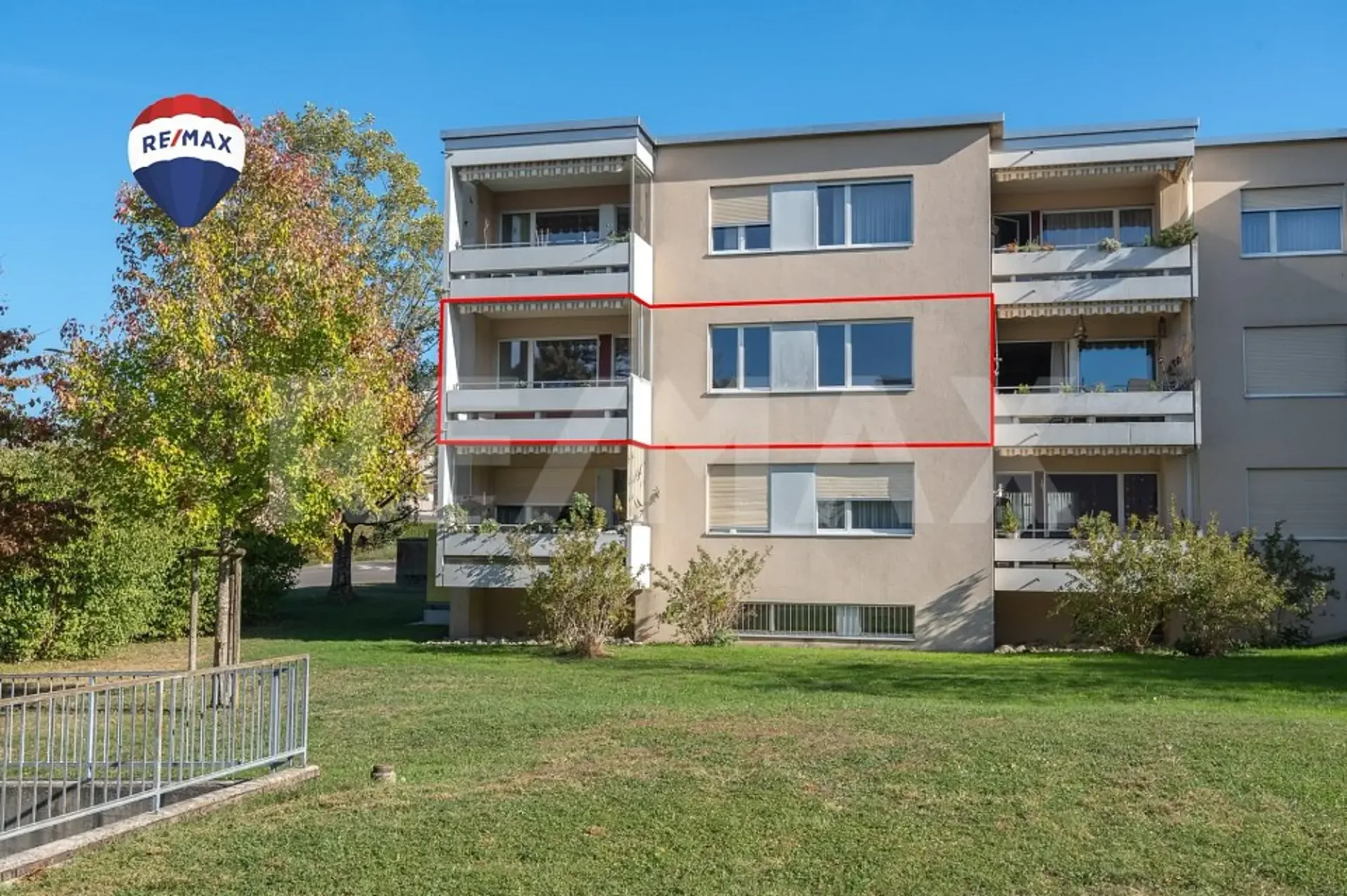 Gepflegte 3.5-Zimmer-Wohnung mit zwei Balkonen