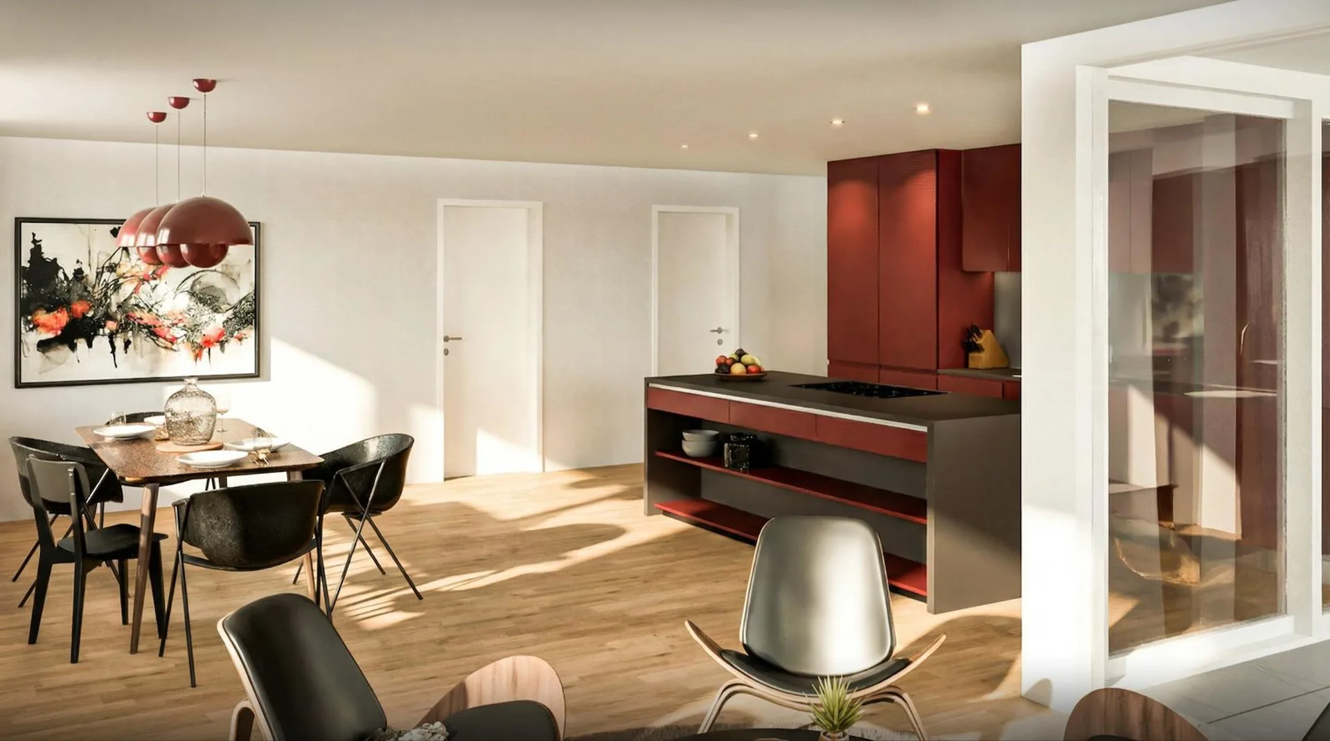 Licht, Ruhe und Wohnqualität, 3.5-Zimmer-Neubauwohnung im Toggenburg