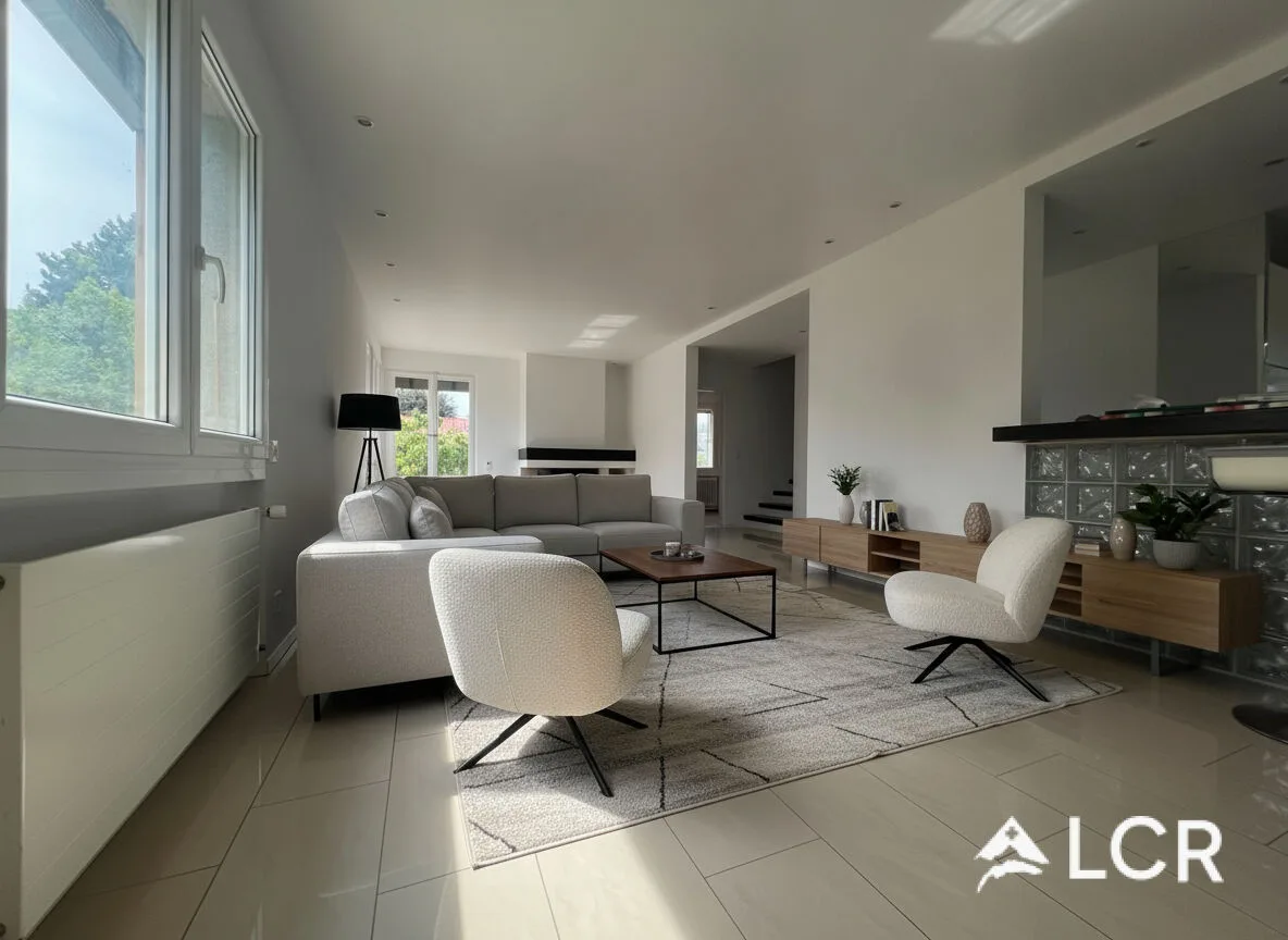 Beautiful single-family house with 4.5 rooms / 3 bedrooms / 1 bathroom / 1 garden / 1 sauna / 1 cellar