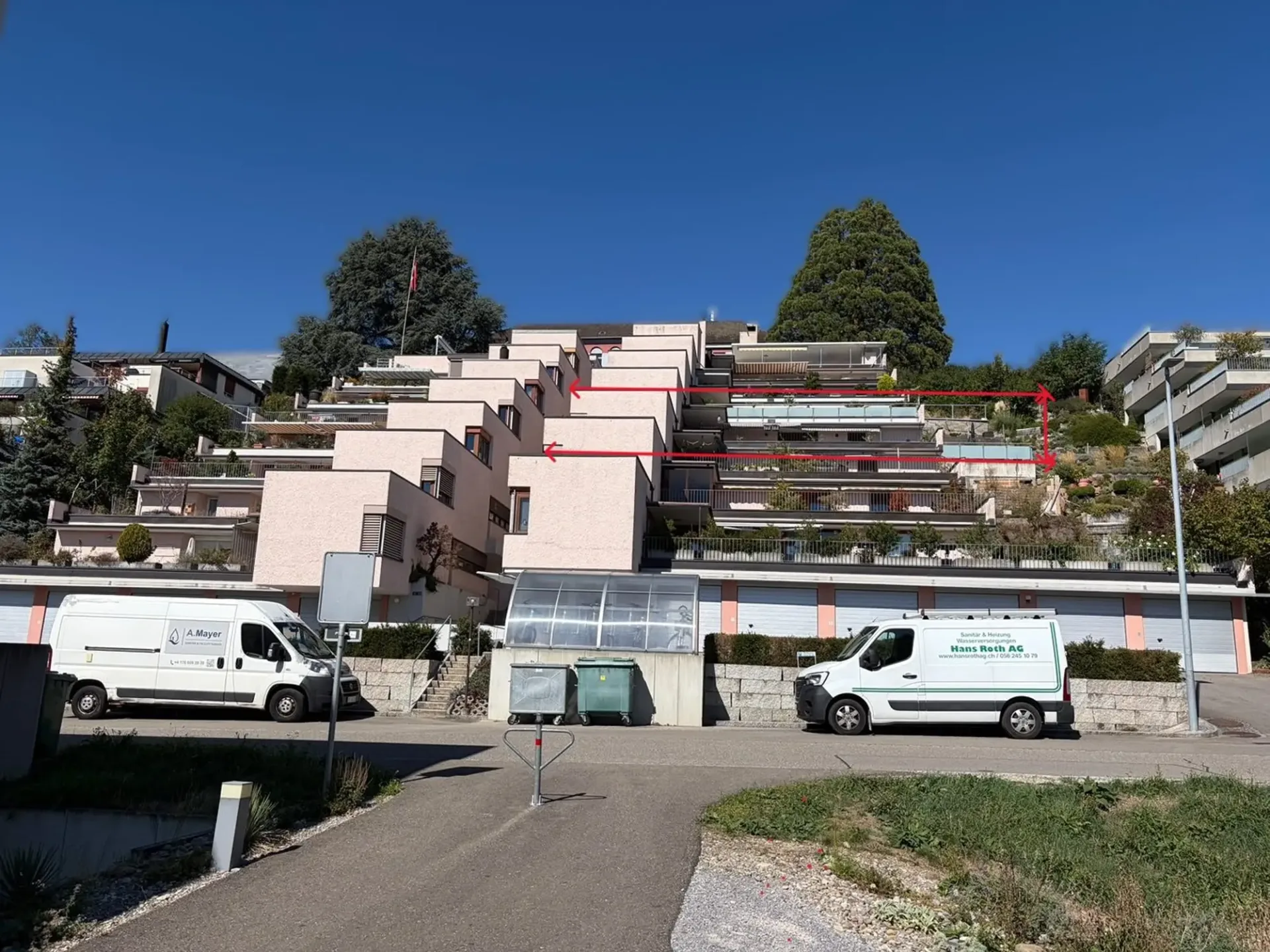 Attraktives, modernes Terrassenhaus mit fantastischer Weitsicht in Klingnau