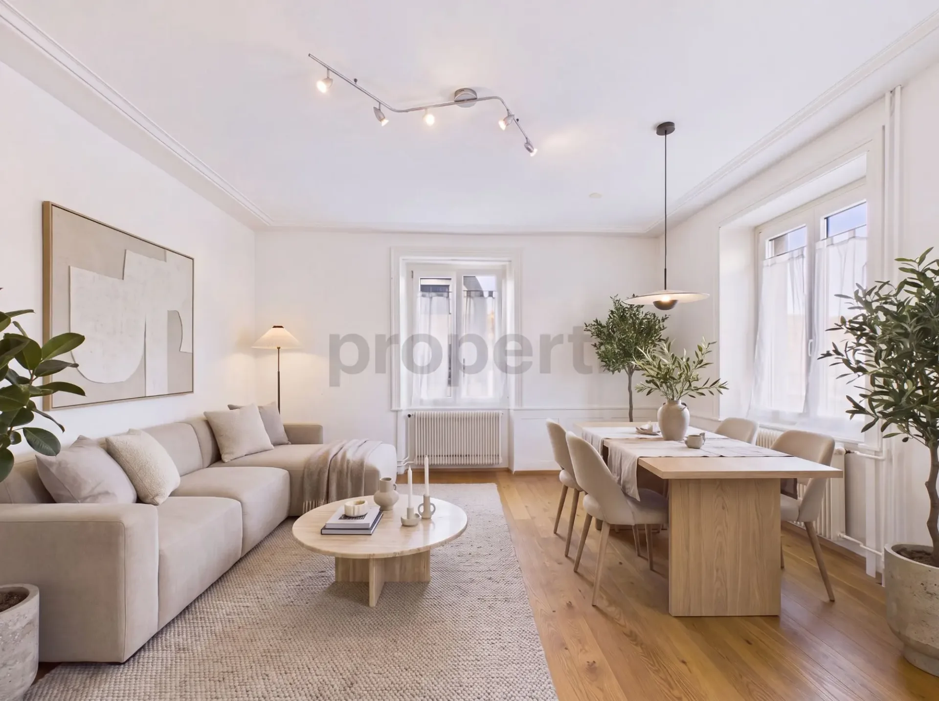 Sonniger Balkon mit schöner Aussicht: Durchdachtes Raumkonzept und beste Infrastruktur
