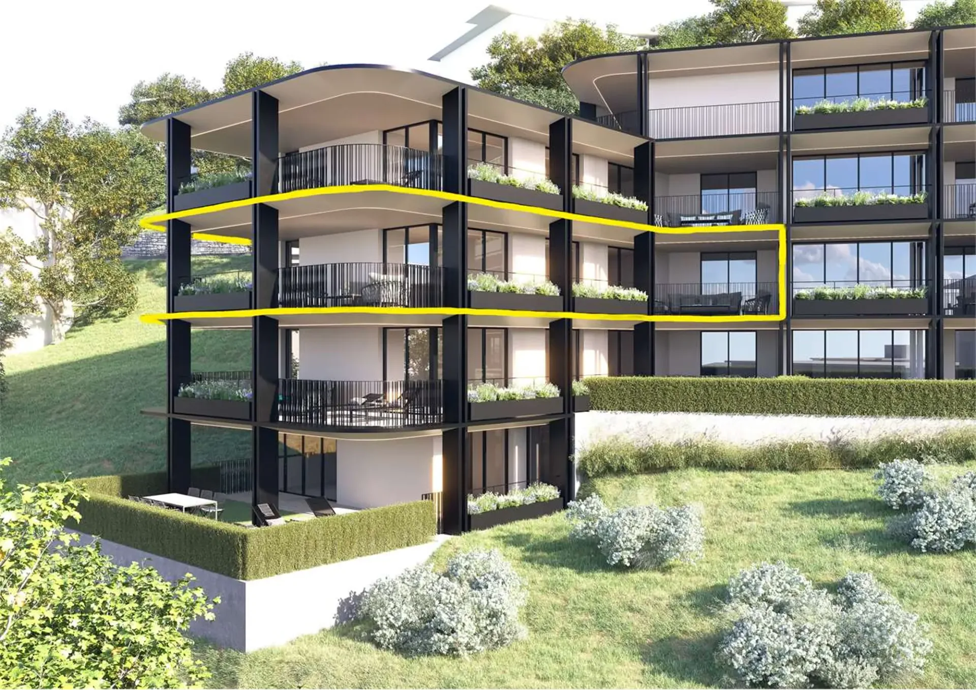 PPP4 - Pregassona: Oasis - 5.5 locali di lusso con terrazza vivibile