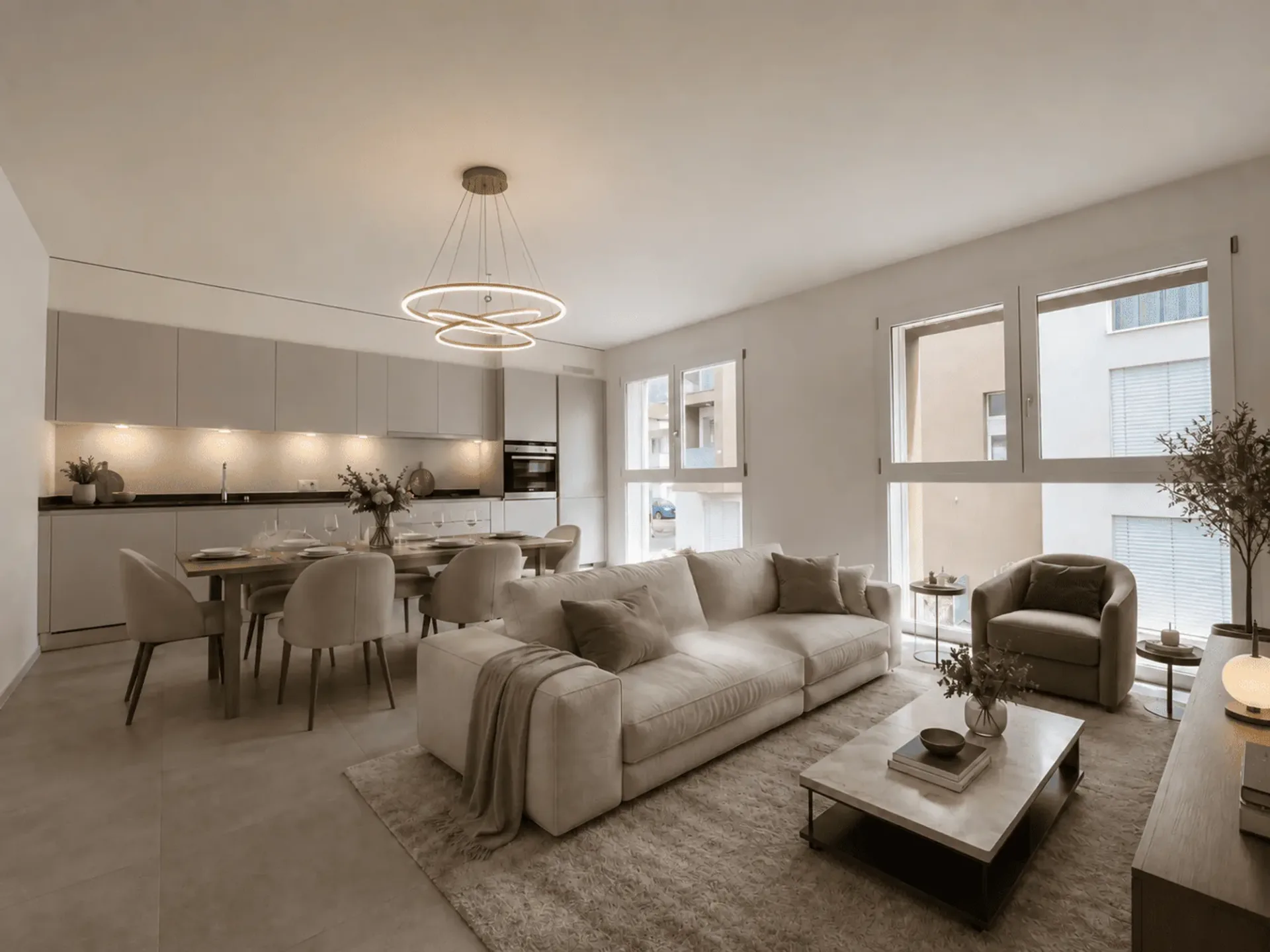 Modernes und geräumiges 2.5-Zimmer-Apartment mit zwei internen Parkplätzen