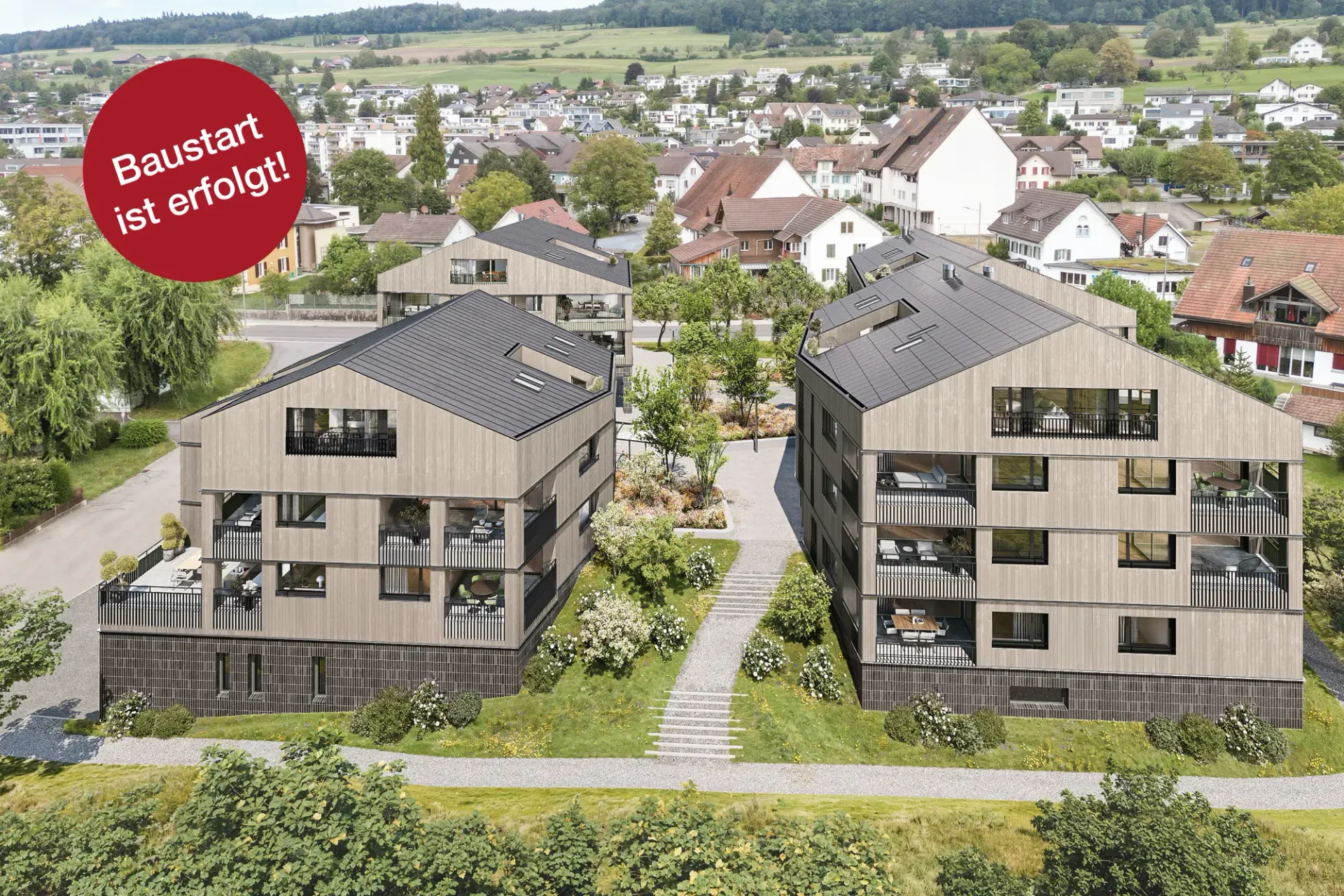 "Bänkliwiese" Oberrohrdorf - Wohnen im Dorfkern