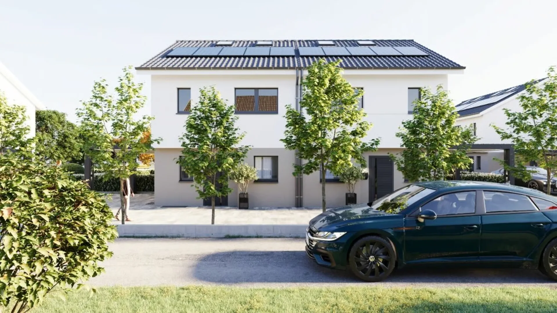 Elegantes Reihenhaus mit privatem Garten, Terrasse und Carport