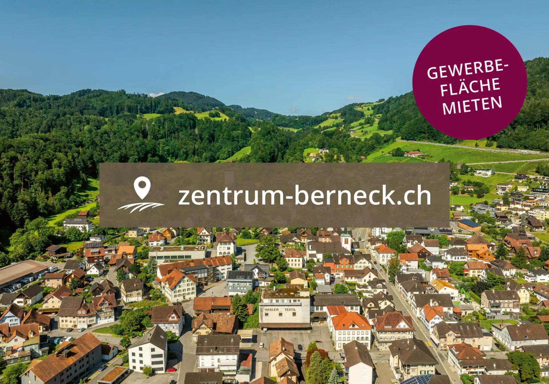 Zentral. Sichtbar. Mit Aussenfläche möglich.