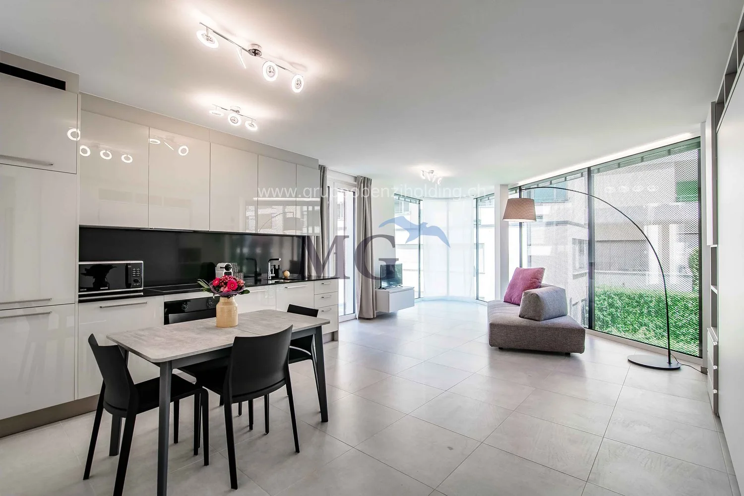 Furnished apartment of 1.5 rooms - new construction
