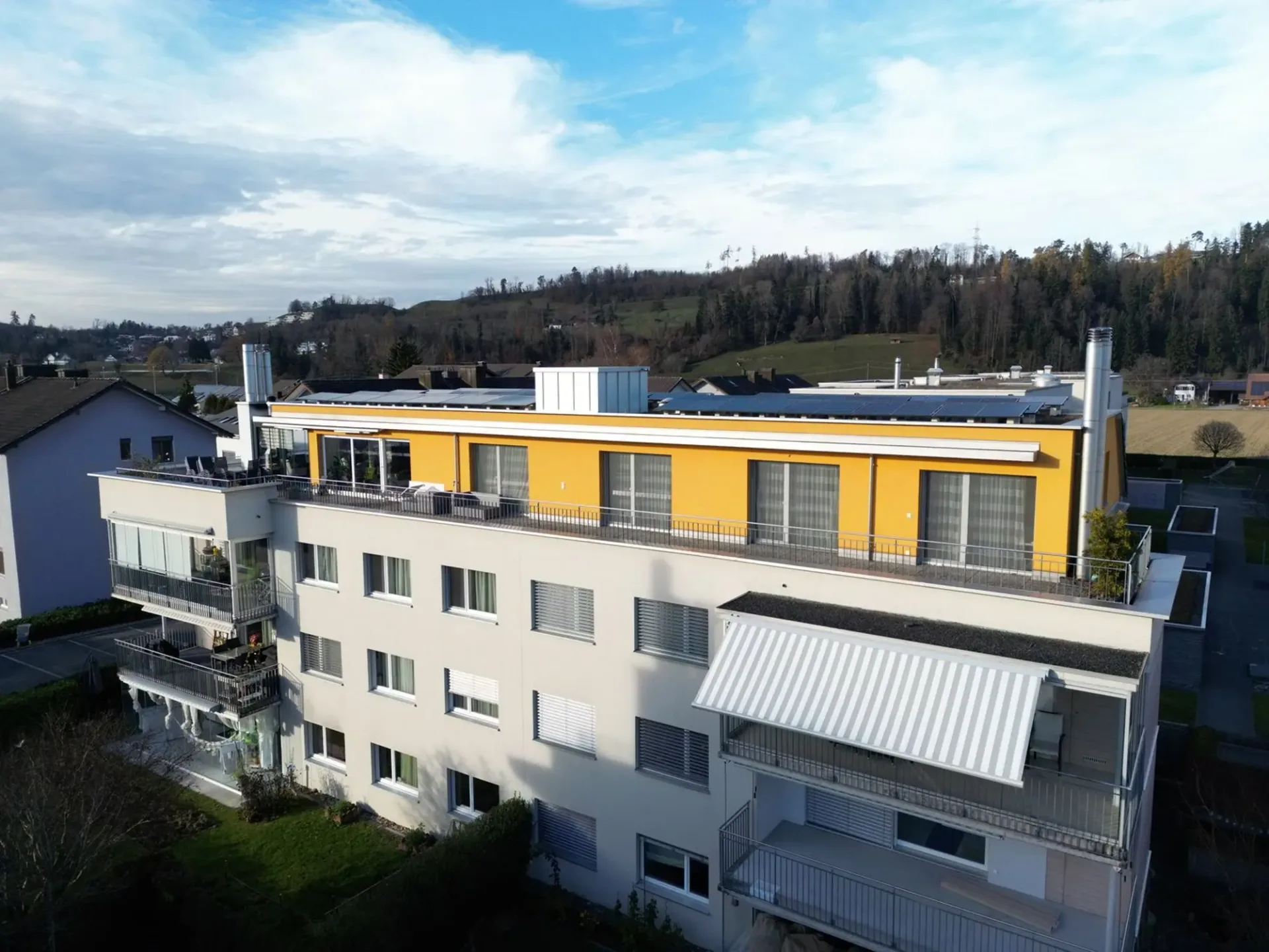 5.5-Zimmer Attika-Penthouse Wohnung mit Bergblick in Wagen, Rapperswil-Jona