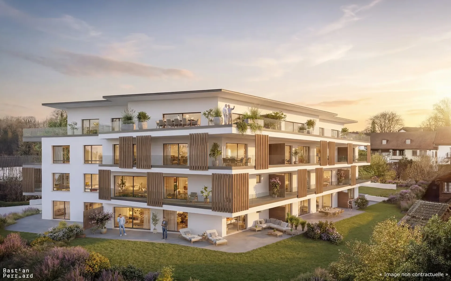 Neue 3.5-Zimmer-Wohnung mit Terrasse und Garten