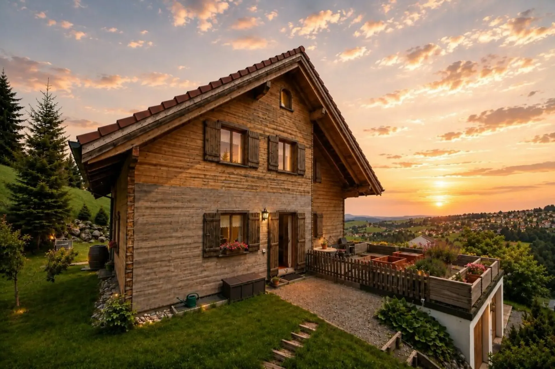 Einzigartiges Vollholzhaus aus Mondholz - gesund wohnen mit Bergsicht und vielseitigen Nutzungsmöglichkeiten