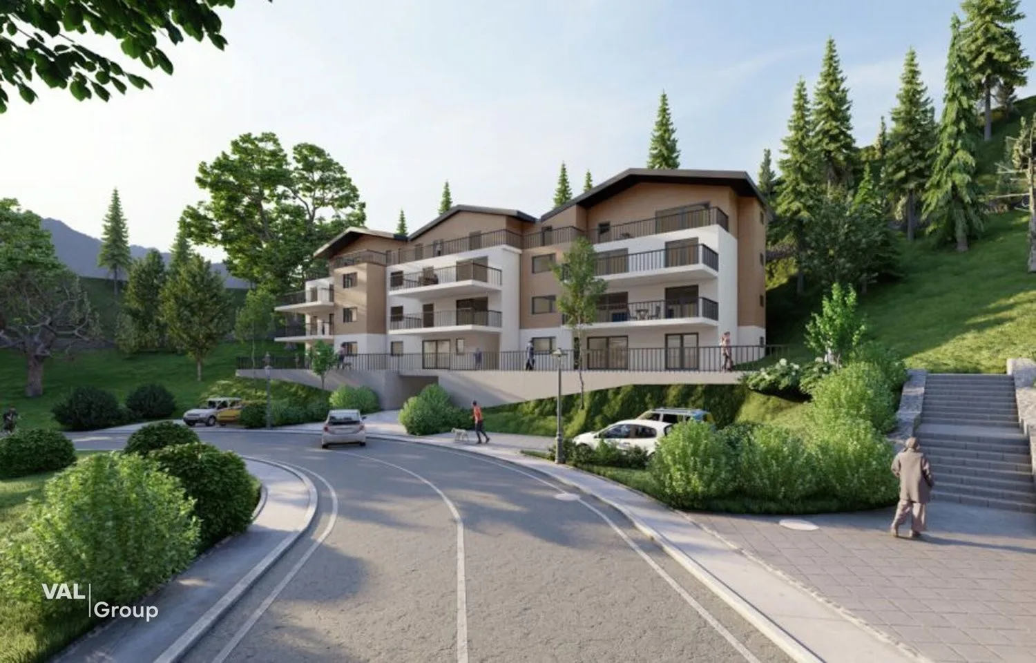 Exklusive Attikwohnung - Wohnen mit alpinem Charme im Tschäggättuhuis