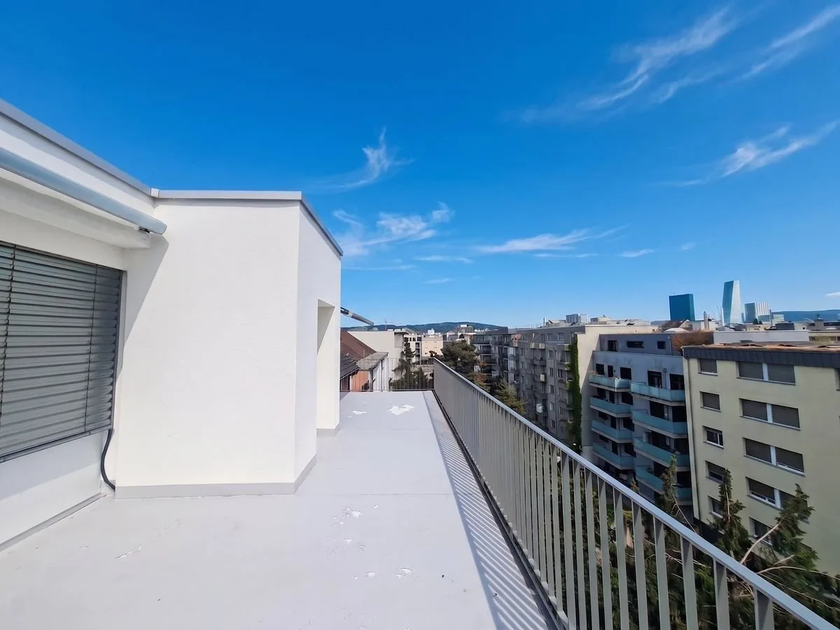 Spacious 4.5-room attic apartment with a view in Basel for rent