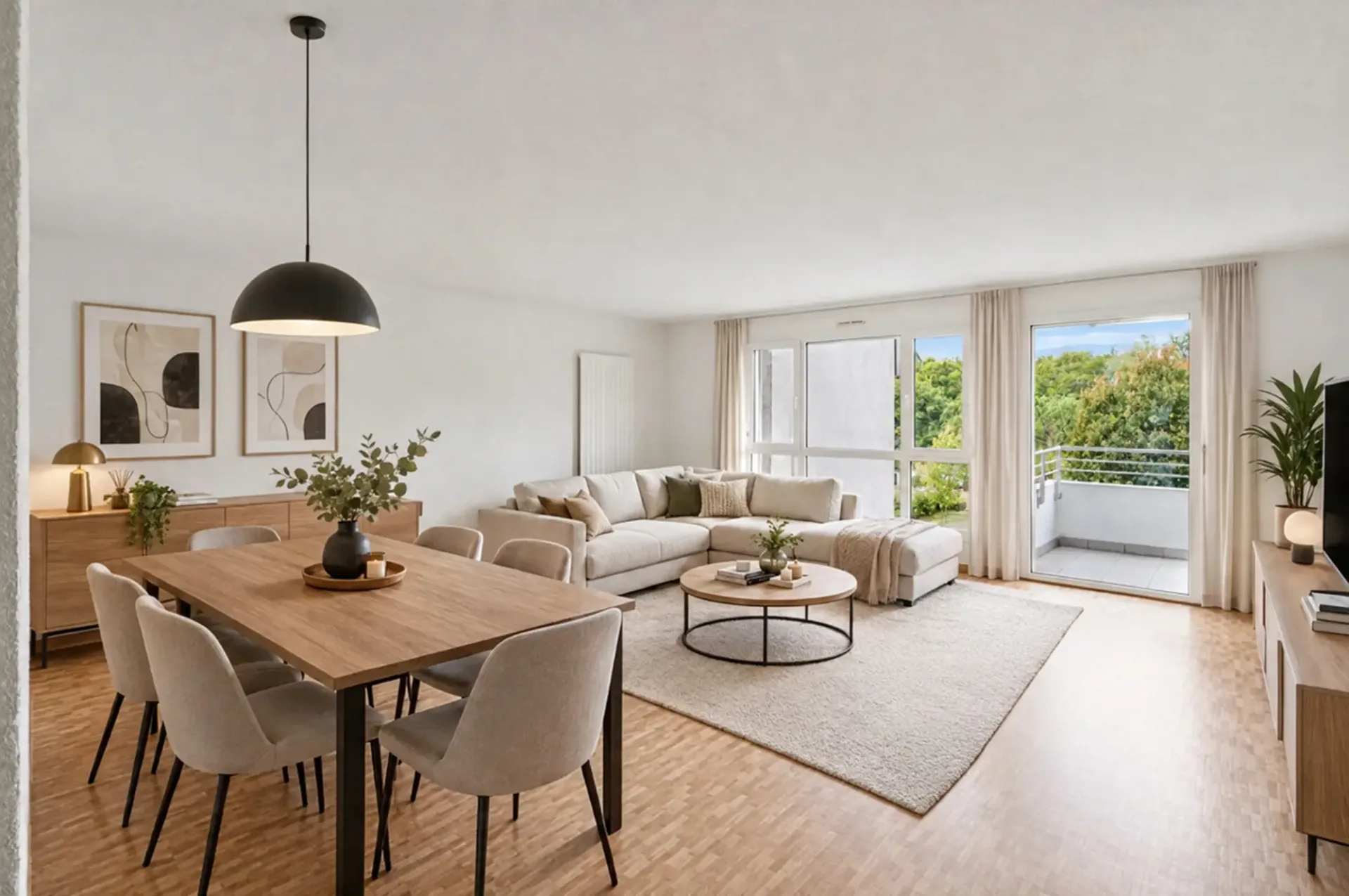 Helles 4.5-Zimmer-Wohnung mit Terrasse, Keller und innerem Parkplatz mit Anschluss