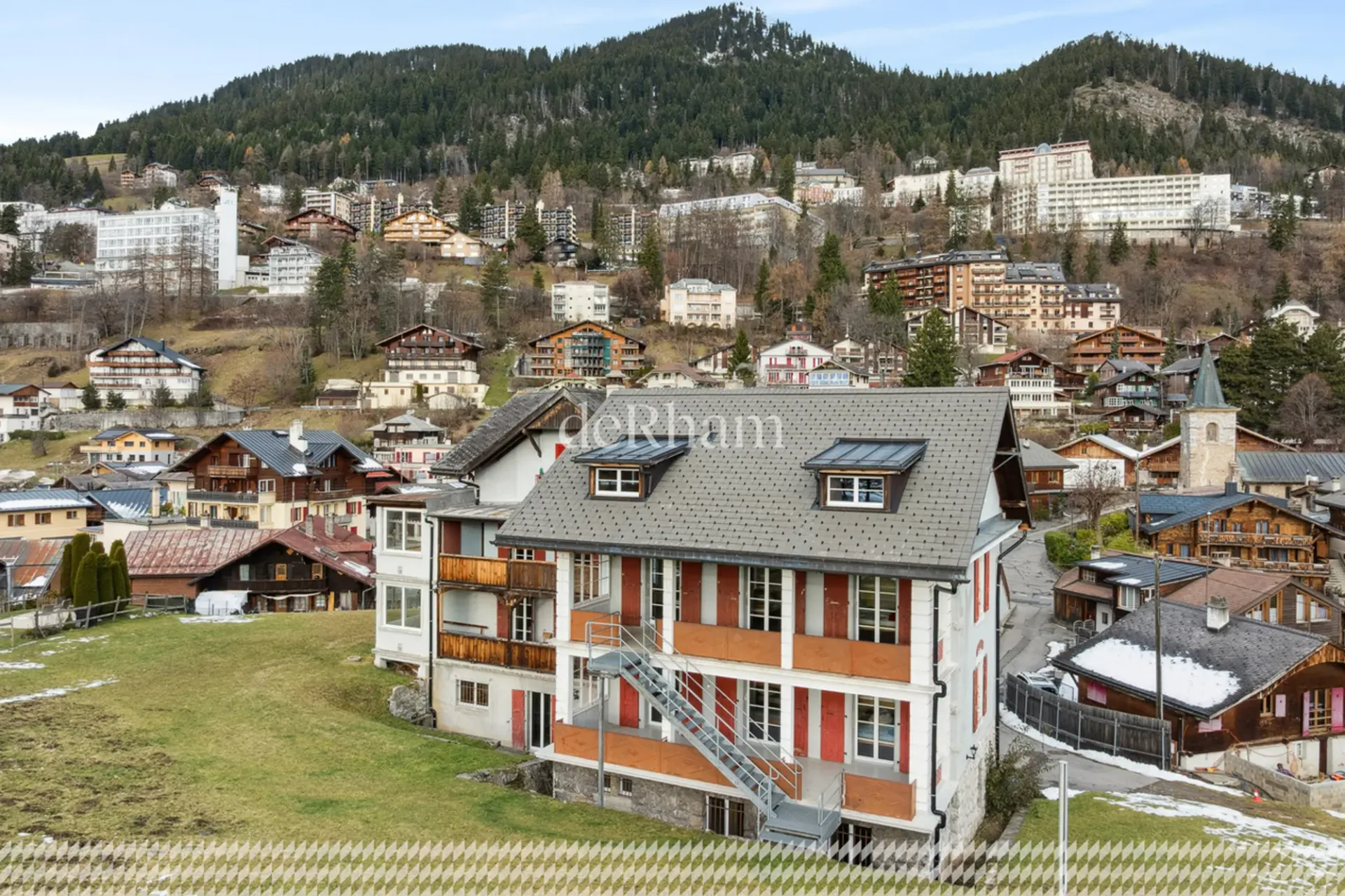 Das Schloss in Leysin