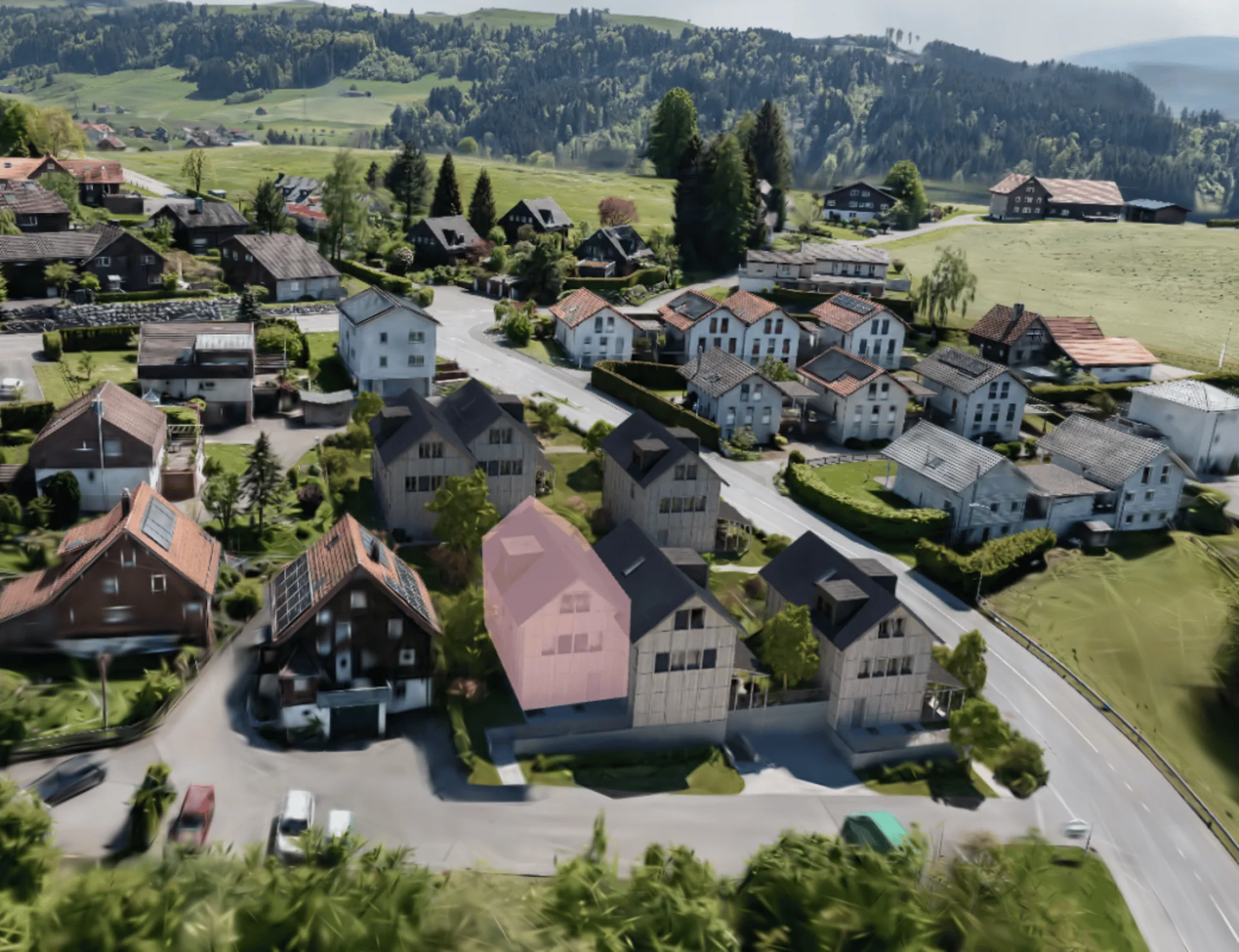 NEUBAU: Freistehendes 6.5-Zimmer-Einfamilienhaus mit direktem Tiefgaragenzugang im Familienquartier «Bächli» Teufen (Haus D)